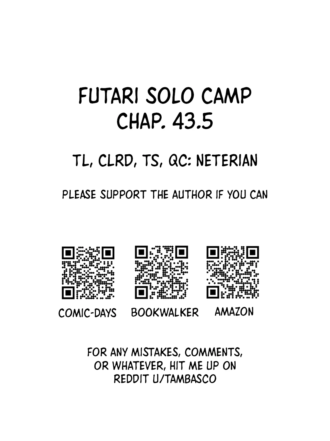 Solo Camping for Two Chapter 43.5 page 13 - 