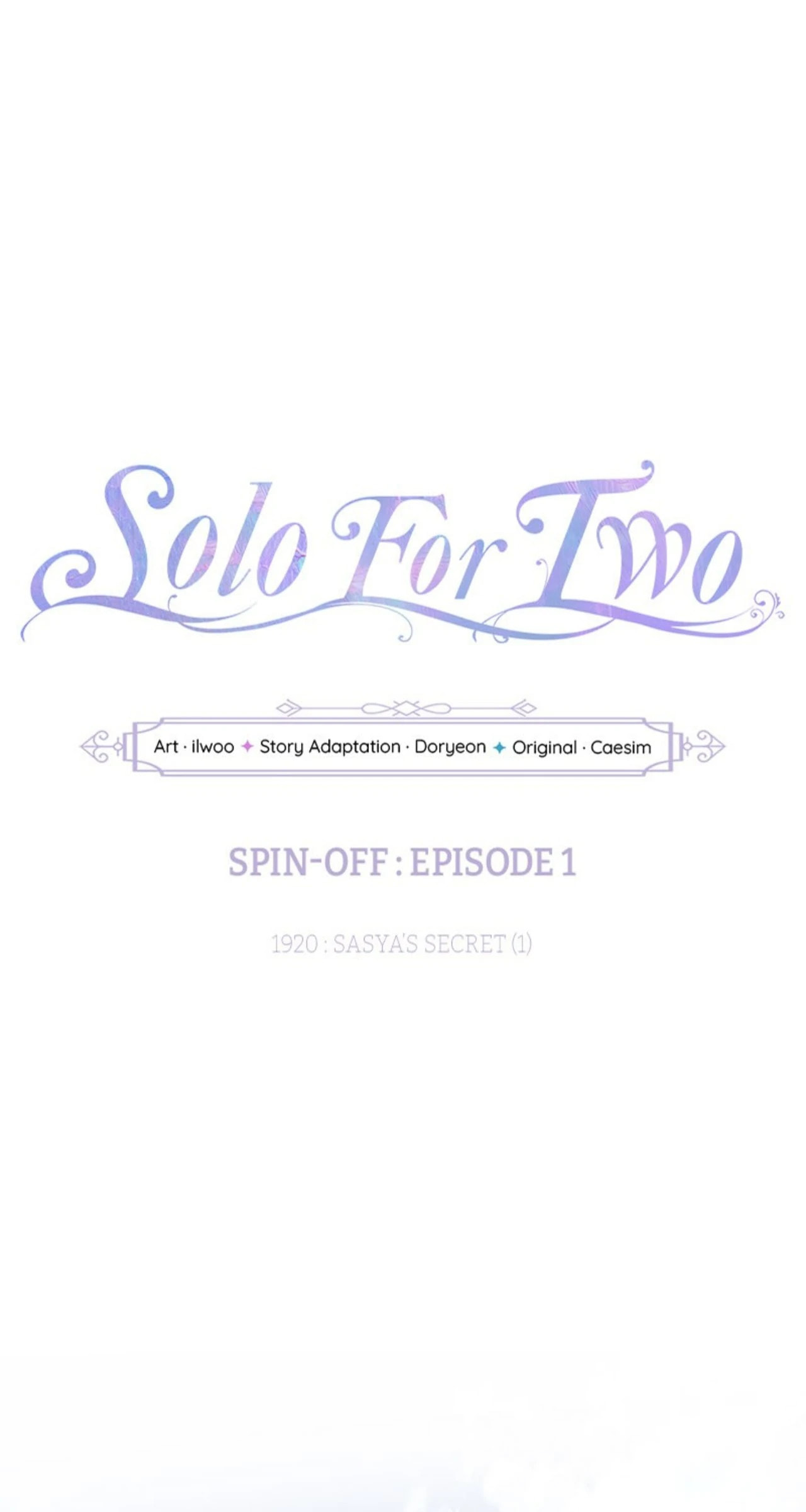 Solo For Two Chapter 1.1 page 1 - 