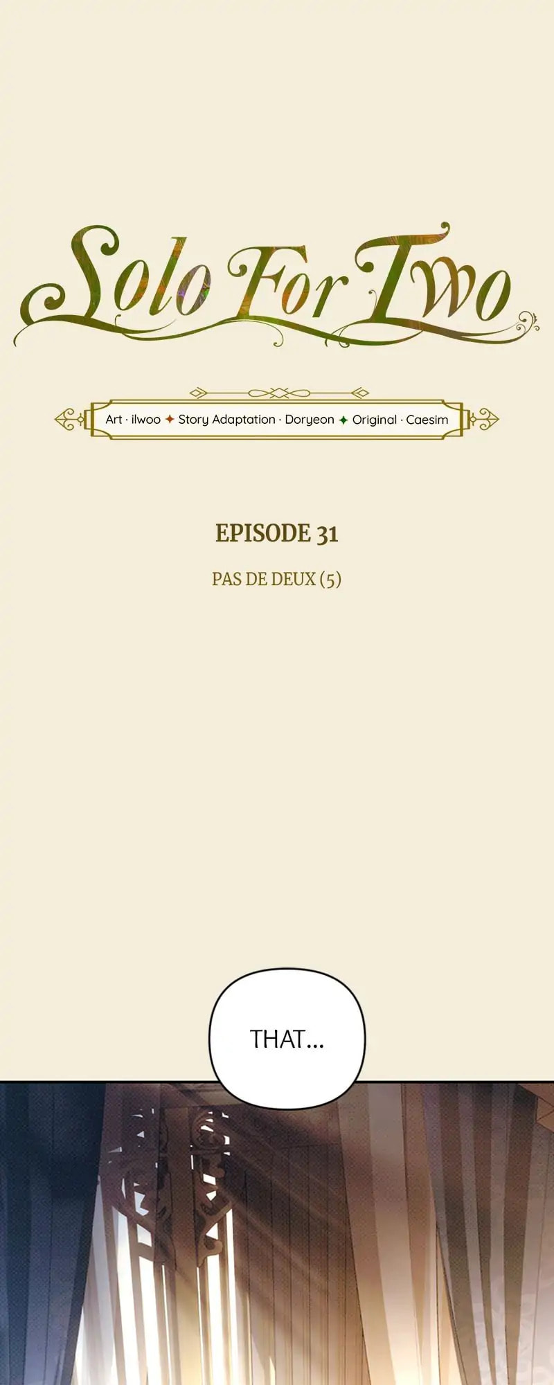 Solo For Two Chapter 31 page 3 - 