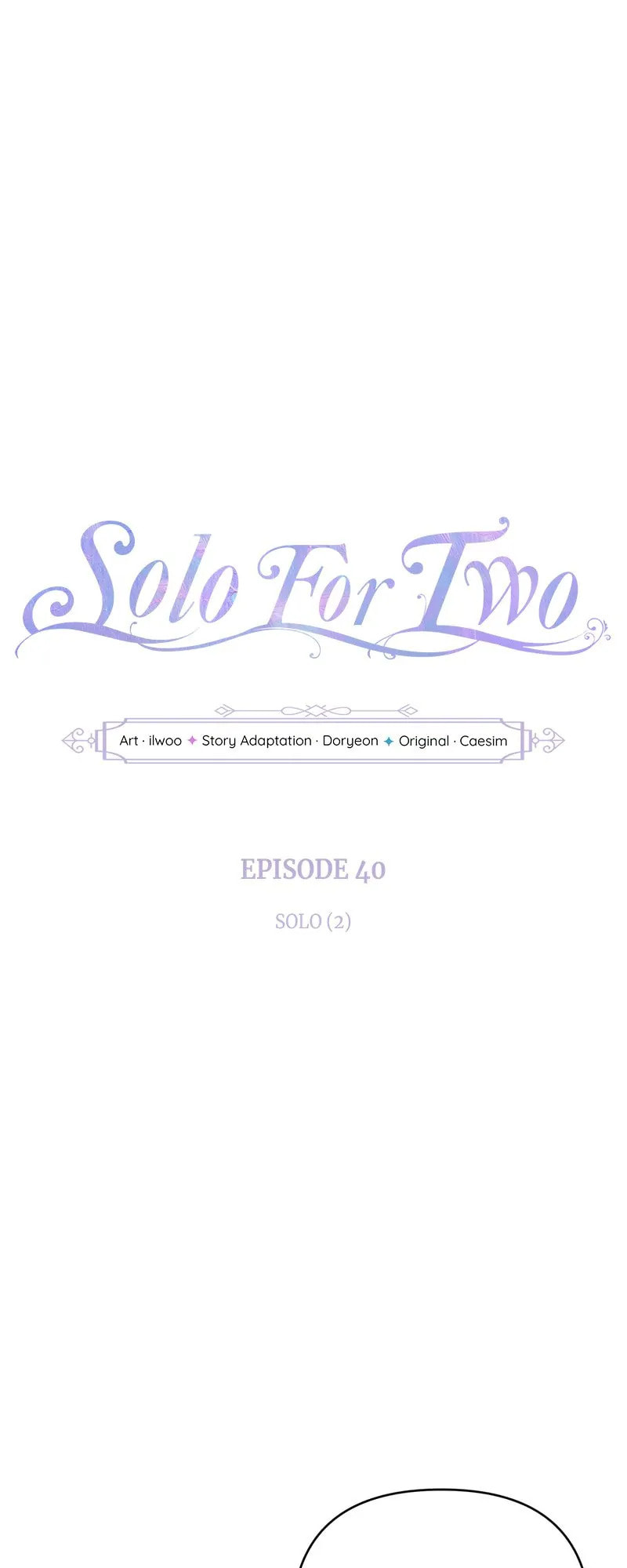 Solo For Two Chapter 40 page 1 - 