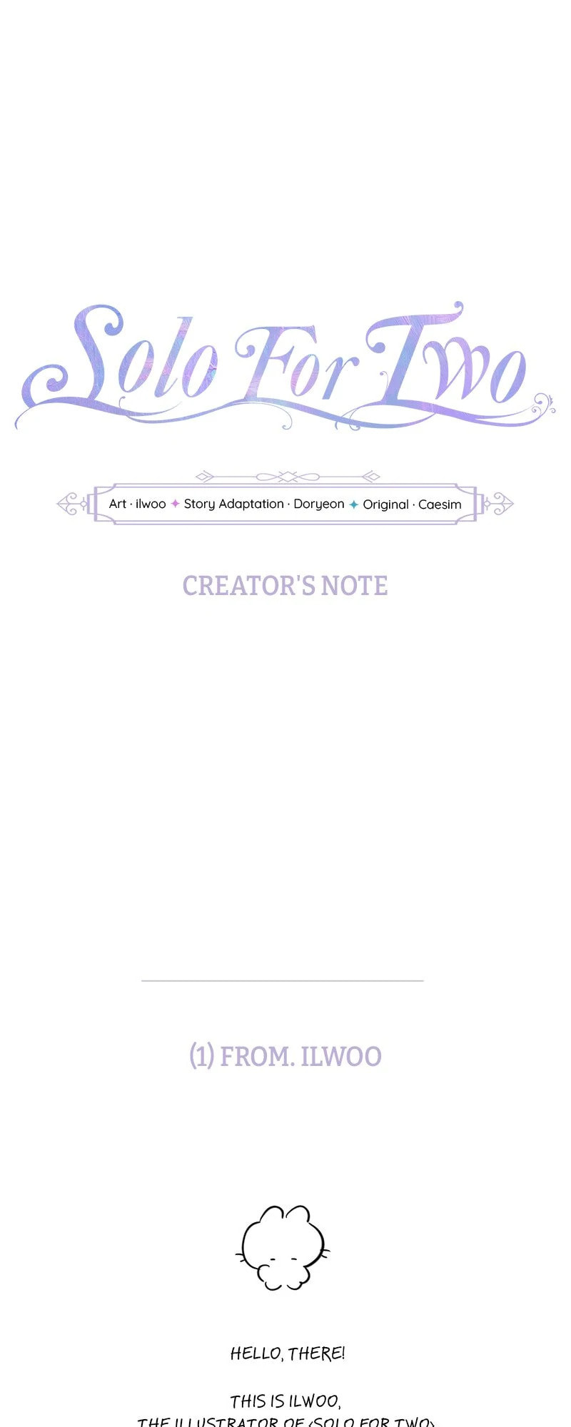 Solo For Two Chapter 79.2 page 1 - 