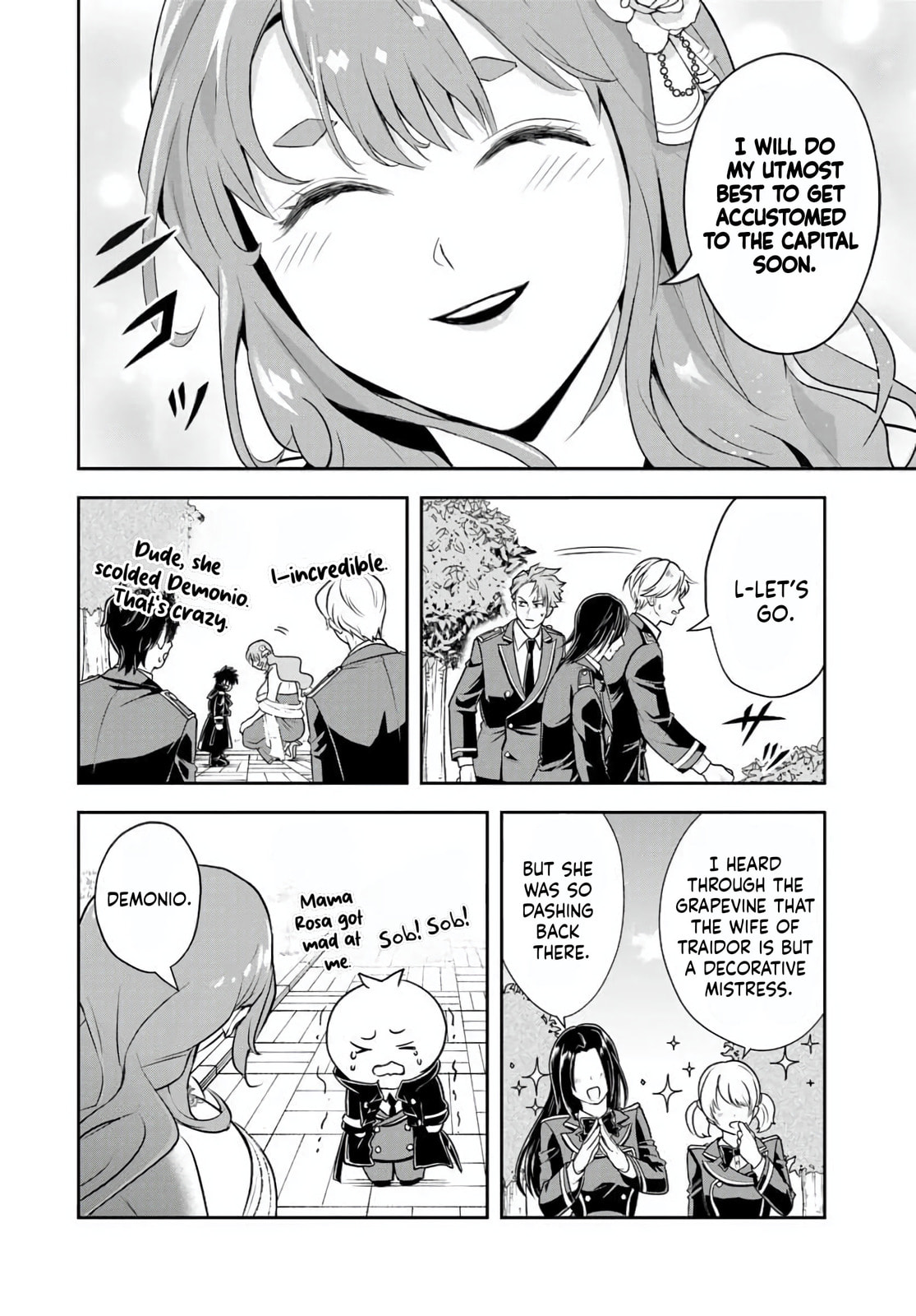 Sono Akuyaku Kizoku, Mama Heroine ga Suki Sugiru ~Shinshi na Doryoku de Saikyou to Nari Fuguu na Oshi Chara Tasukemakuru~ Chapter 31 page 12 - 
