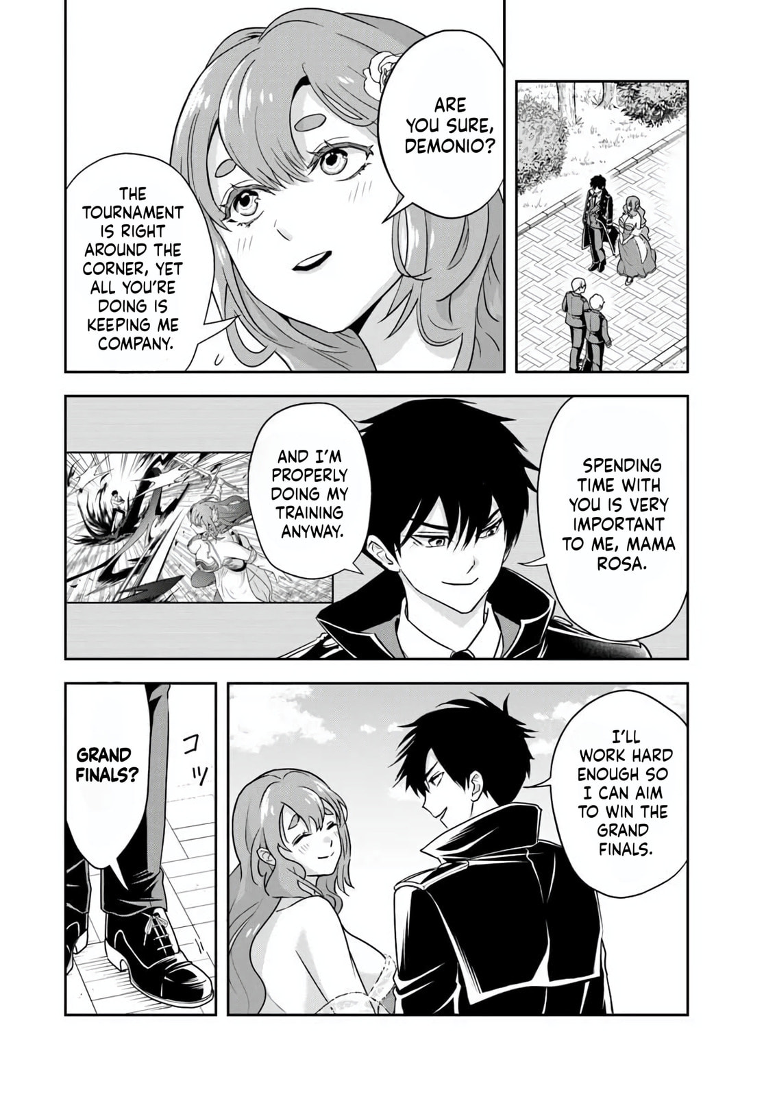 Sono Akuyaku Kizoku, Mama Heroine ga Suki Sugiru ~Shinshi na Doryoku de Saikyou to Nari Fuguu na Oshi Chara Tasukemakuru~ Chapter 31 page 4 - 