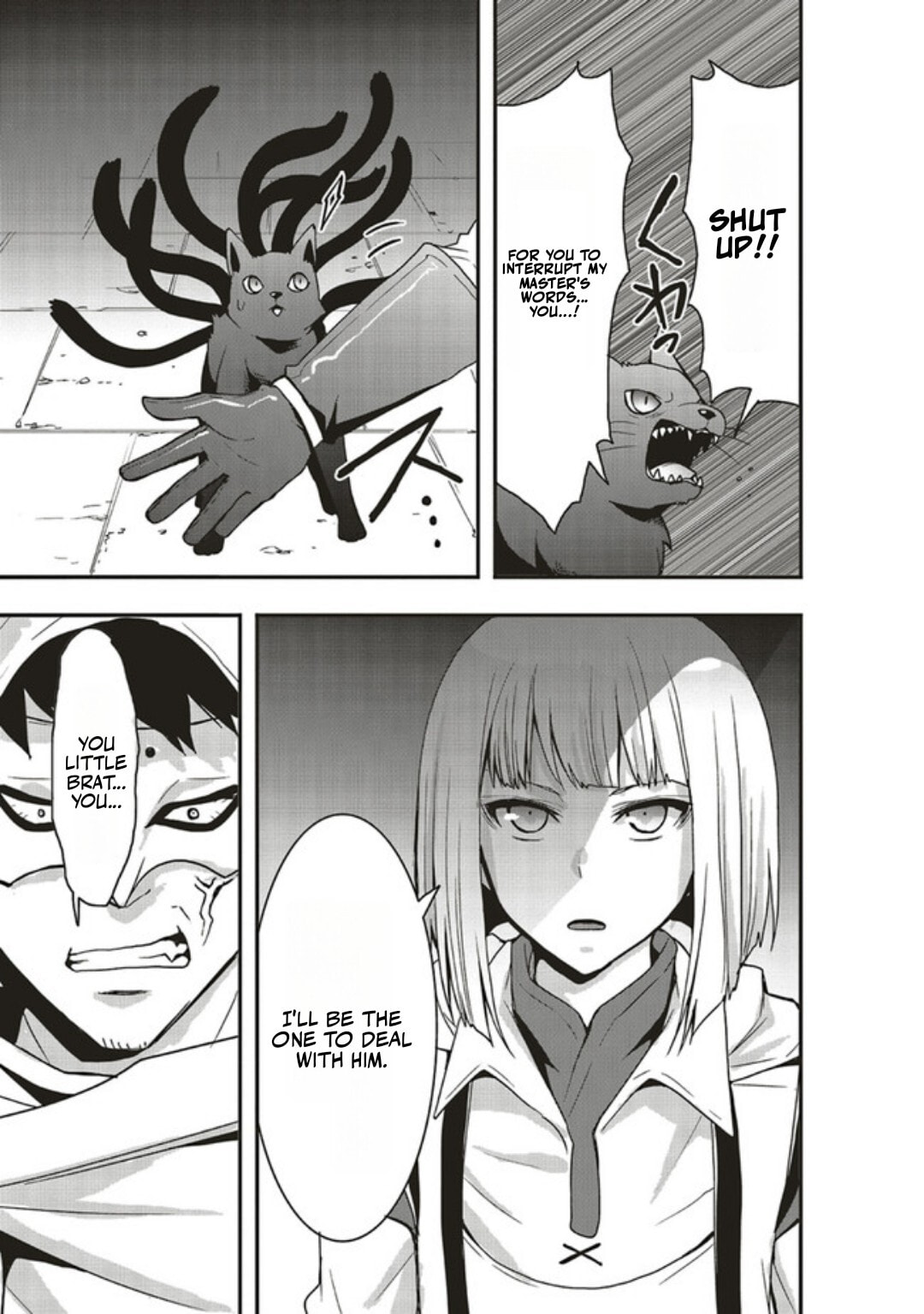 Sono Bouken-sha, Toriatsukai chuui. ~Shoutai wa Muteki no Geboku-tachi o Suberu Isekai Saikyou no Madou-ou~ Chapter 16.1 page 12 - 