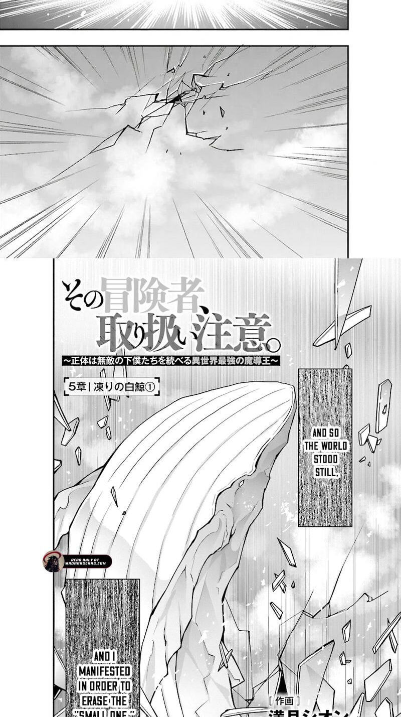 Sono Bouken-sha, Toriatsukai chuui. ~Shoutai wa Muteki no Geboku-tachi o Suberu Isekai Saikyou no Madou-ou~ Chapter 5 page 4 - 