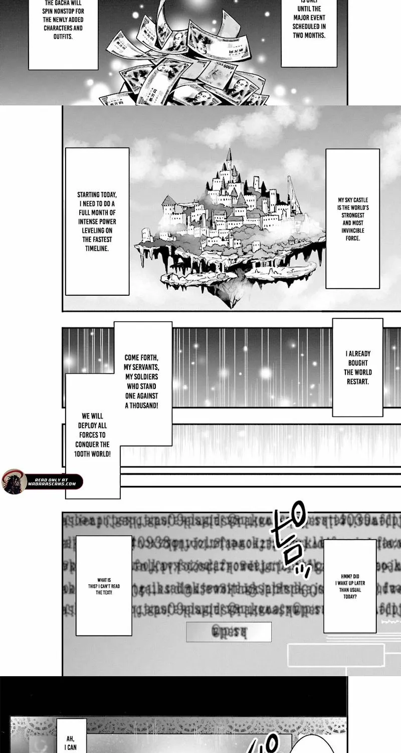 Sono Bouken-sha, Toriatsukai chuui. ~Shoutai wa Muteki no Geboku-tachi wo Suberu Isekai Saikyou no Madou-ou~ Chapter 1 page 7 - 
