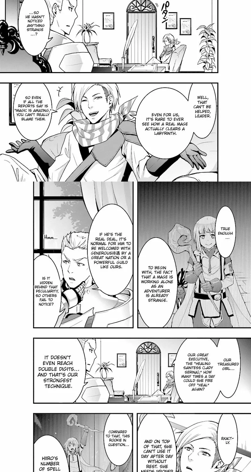 Sono Bouken-sha, Toriatsukai chuui. ~Shoutai wa Muteki no Geboku-tachi wo Suberu Isekai Saikyou no Madou-ou~ Chapter 4 page 6 - 