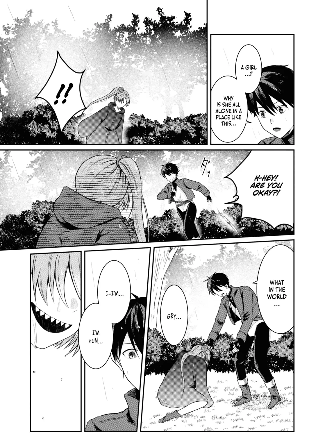 "Sono Hen no Kusa demo Kuttoke" to Tsuihou Sareta Munou Skill [Shokubutsugui] Mochi Tenseisha, Elf no Sato de Maboroshi no Shokubutsu o Tabete Musou Suru Chapter 1 page 30 - 