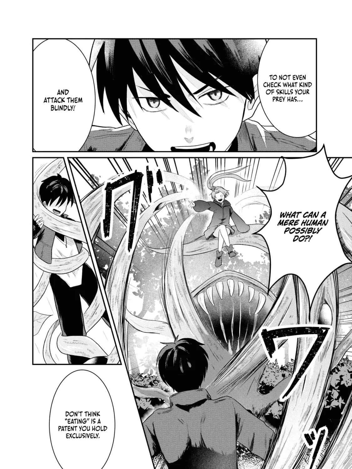"Sono Hen no Kusa demo Kuttoke" to Tsuihou Sareta Munou Skill [Shokubutsugui] Mochi Tenseisha, Elf no Sato de Maboroshi no Shokubutsu o Tabete Musou Suru Chapter 1 page 38 - 