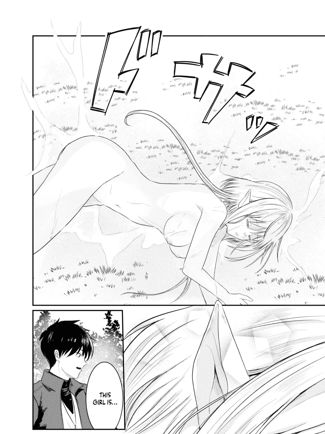 "Sono Hen no Kusa demo Kuttoke" to Tsuihou Sareta Munou Skill [Shokubutsugui] Mochi Tenseisha, Elf no Sato de Maboroshi no Shokubutsu o Tabete Musou Suru Chapter 1 page 56 - 