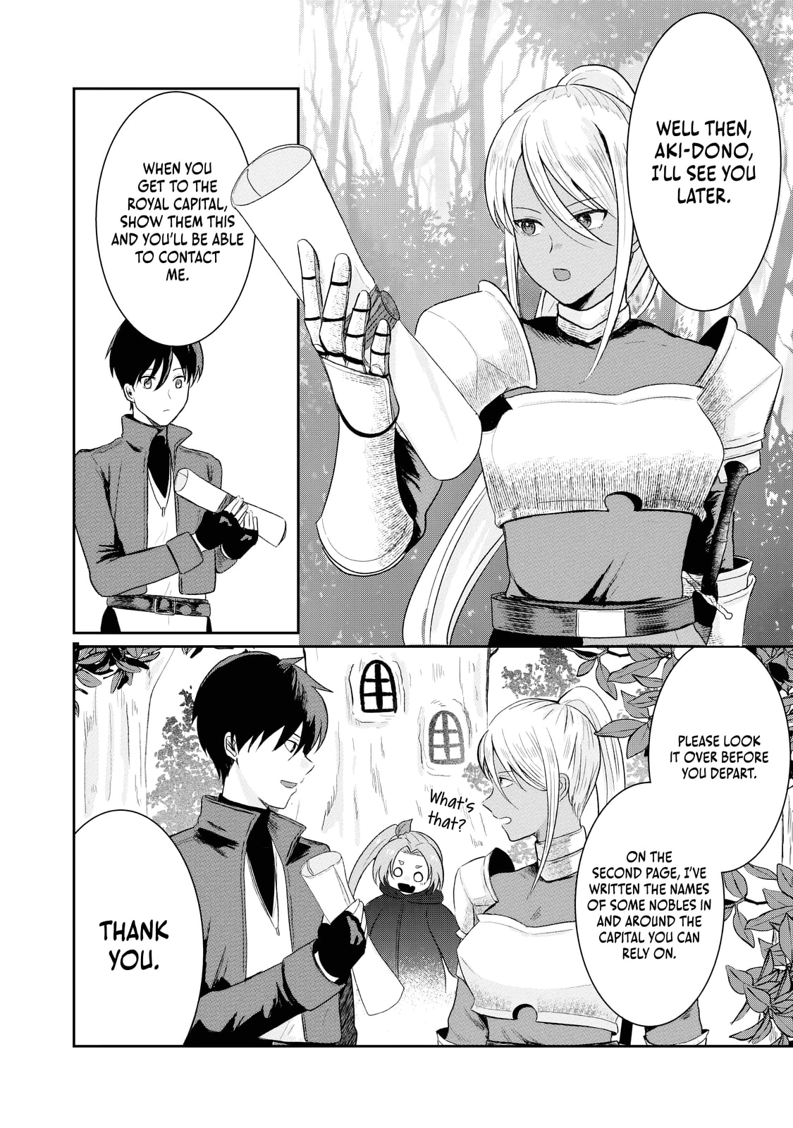 "Sono Hen no Kusa demo Kuttoke" to Tsuihou Sareta Munou Skill [Shokubutsugui] Mochi Tenseisha, Elf no Sato de Maboroshi no Shokubutsu o Tabete Musou Suru Chapter 11 page 4 - 