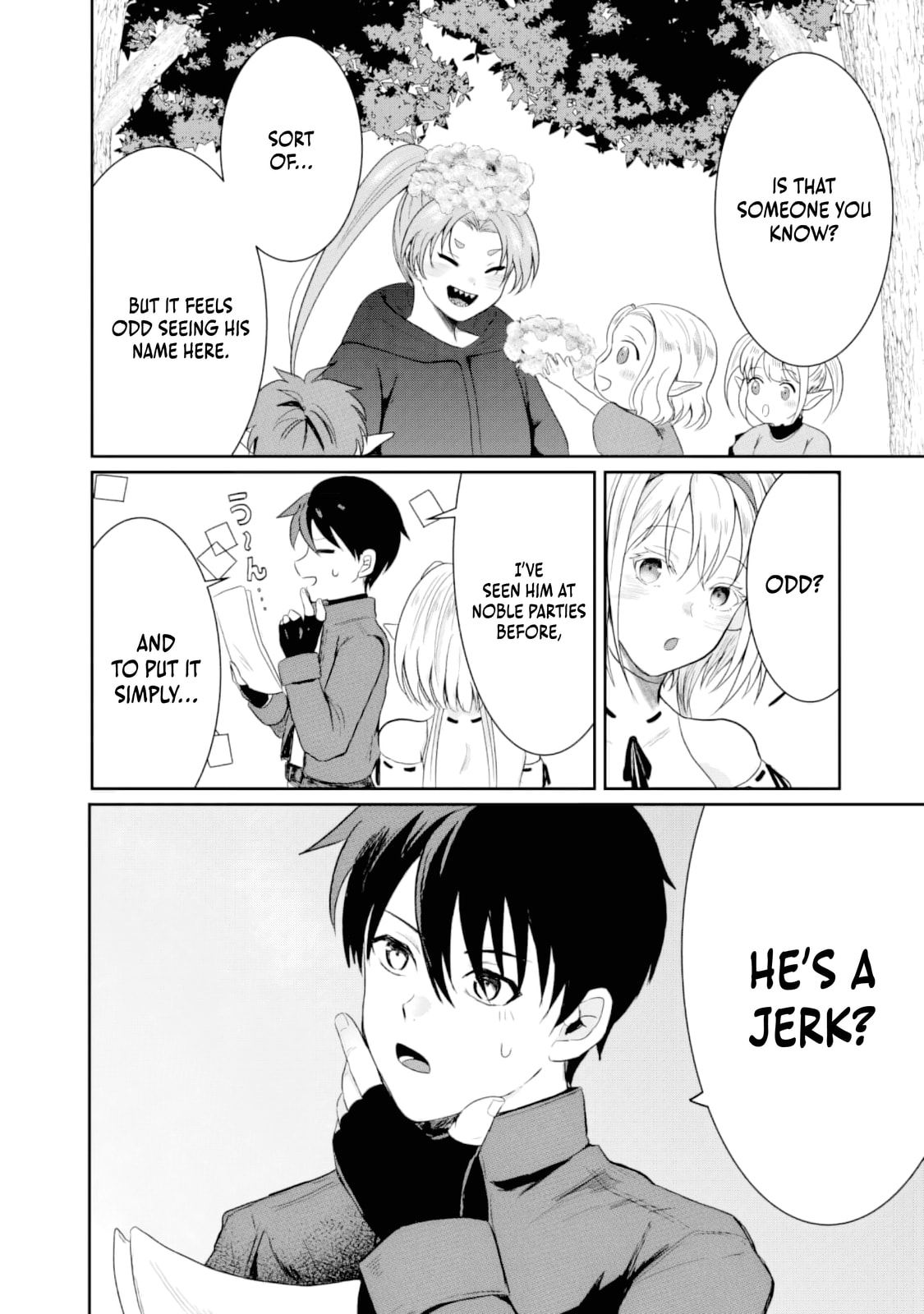 "Sono Hen no Kusa demo Kuttoke" to Tsuihou Sareta Munou Skill [Shokubutsugui] Mochi Tenseisha, Elf no Sato de Maboroshi no Shokubutsu o Tabete Musou Suru Chapter 11 page 9 - 