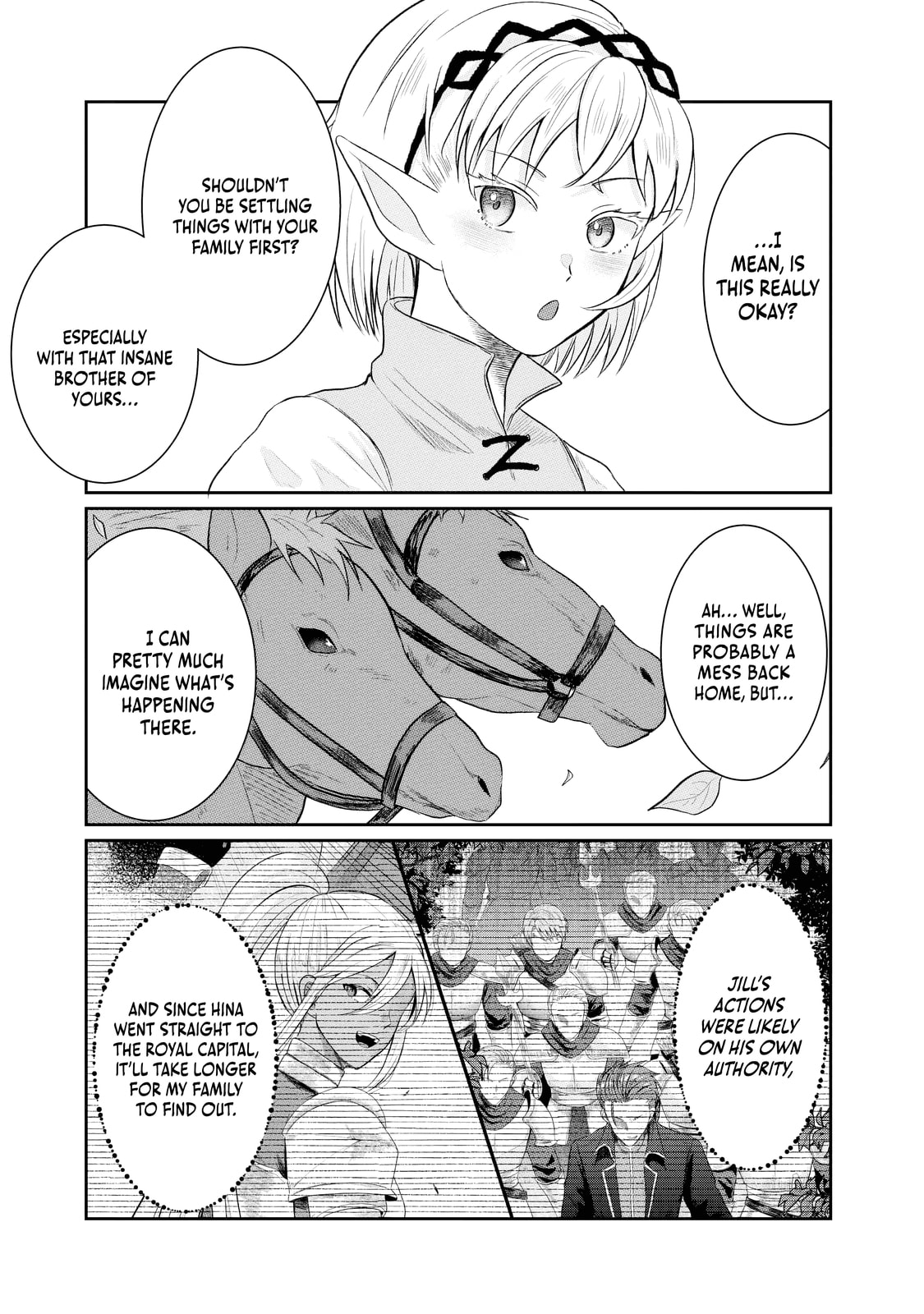 "Sono Hen no Kusa demo Kuttoke" to Tsuihou Sareta Munou Skill [Shokubutsugui] Mochi Tenseisha, Elf no Sato de Maboroshi no Shokubutsu o Tabete Musou Suru Chapter 12 page 5 - 