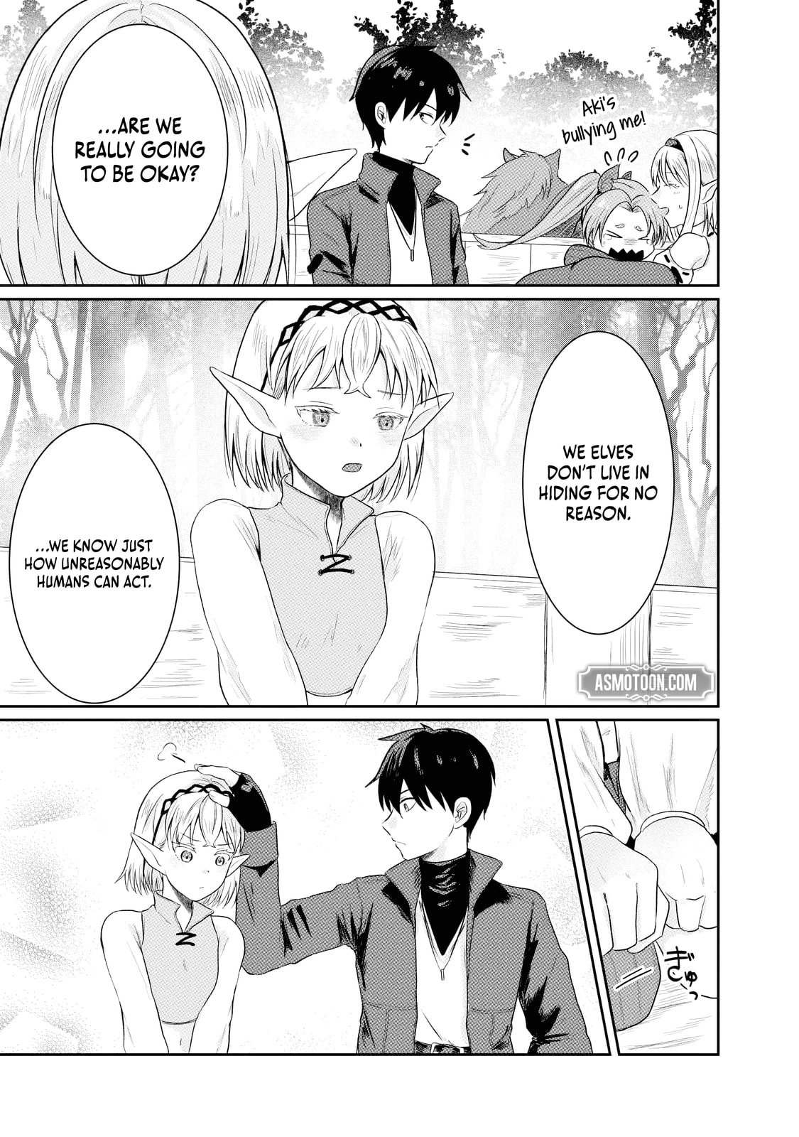 "Sono Hen no Kusa demo Kuttoke" to Tsuihou Sareta Munou Skill [Shokubutsugui] Mochi Tenseisha, Elf no Sato de Maboroshi no Shokubutsu o Tabete Musou Suru Chapter 12 page 7 - 