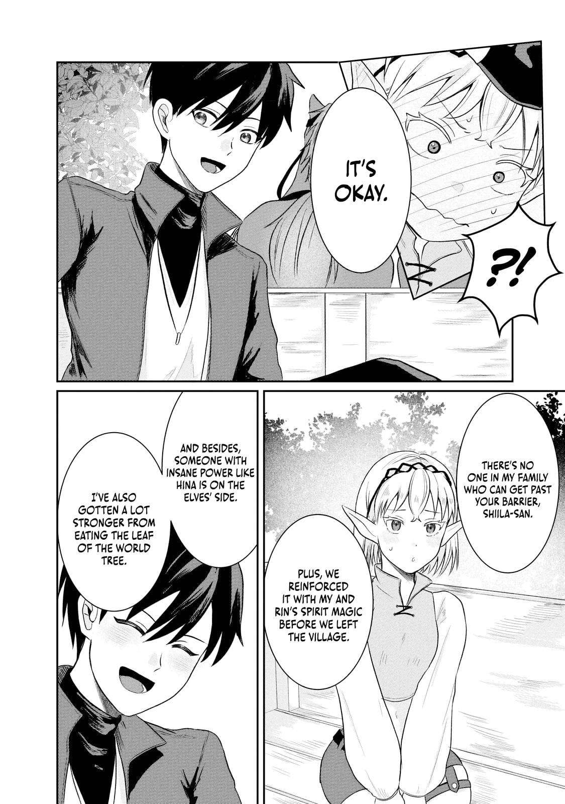 "Sono Hen no Kusa demo Kuttoke" to Tsuihou Sareta Munou Skill [Shokubutsugui] Mochi Tenseisha, Elf no Sato de Maboroshi no Shokubutsu o Tabete Musou Suru Chapter 12 page 8 - 