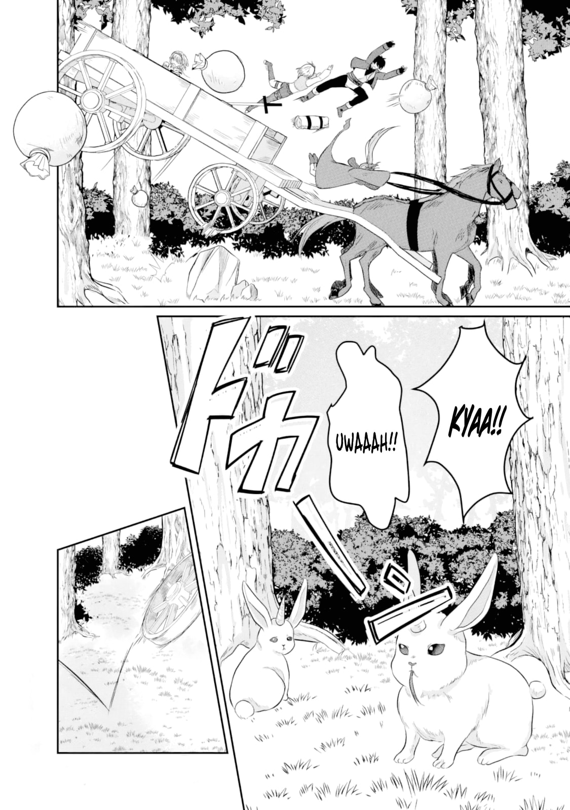 "Sono Hen no Kusa demo Kuttoke" to Tsuihou Sareta Munou Skill [Shokubutsugui] Mochi Tenseisha, Elf no Sato de Maboroshi no Shokubutsu o Tabete Musou Suru Chapter 13 page 5 - 