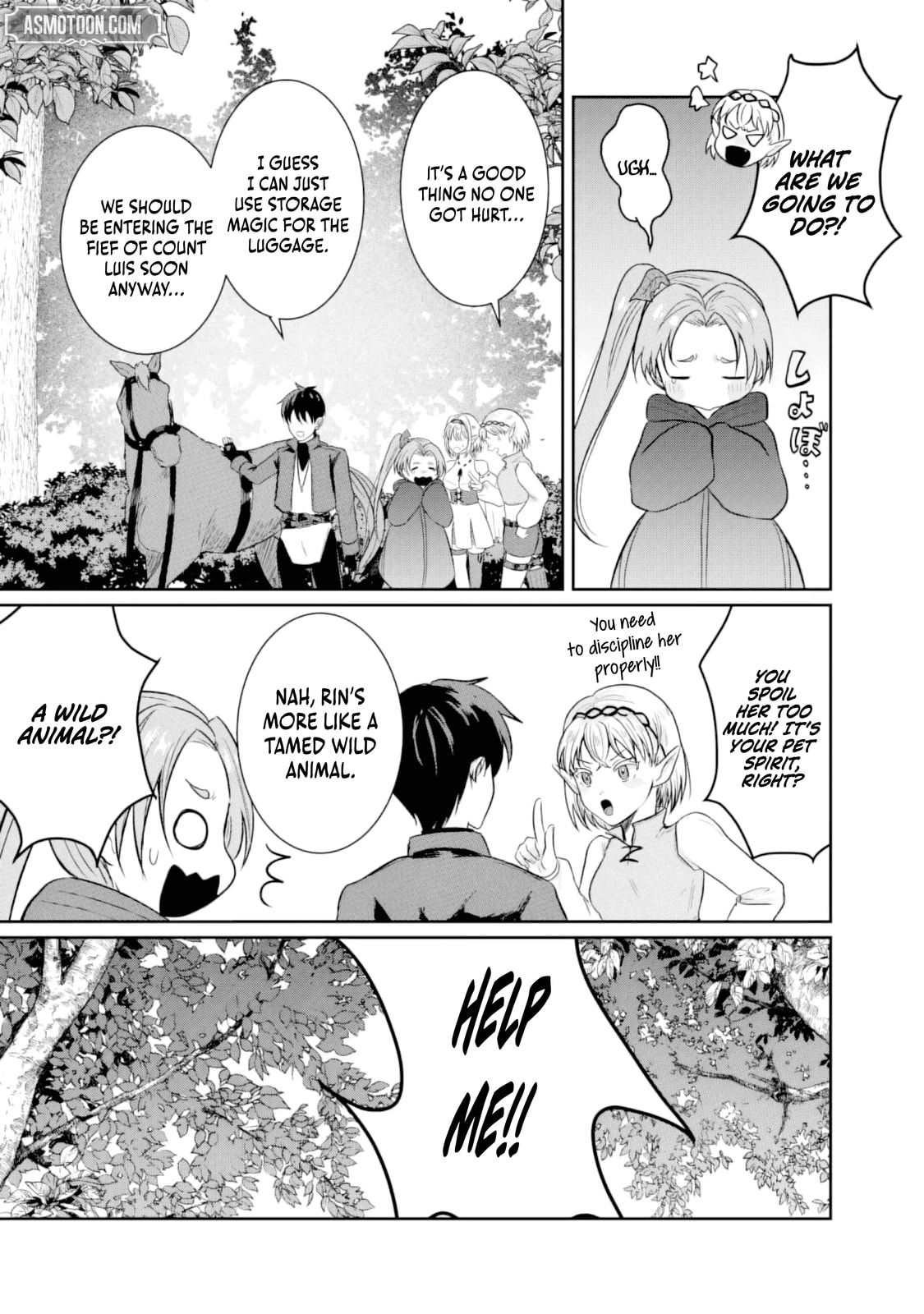 "Sono Hen no Kusa demo Kuttoke" to Tsuihou Sareta Munou Skill [Shokubutsugui] Mochi Tenseisha, Elf no Sato de Maboroshi no Shokubutsu o Tabete Musou Suru Chapter 13 page 6 - 