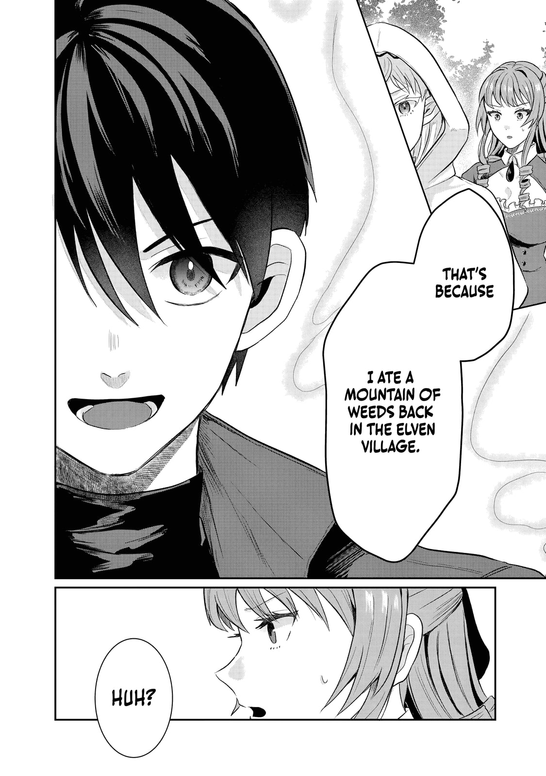 "Sono Hen no Kusa demo Kuttoke" to Tsuihou Sareta Munou Skill [Shokubutsugui] Mochi Tenseisha, Elf no Sato de Maboroshi no Shokubutsu o Tabete Musou Suru Chapter 15 page 9 - 