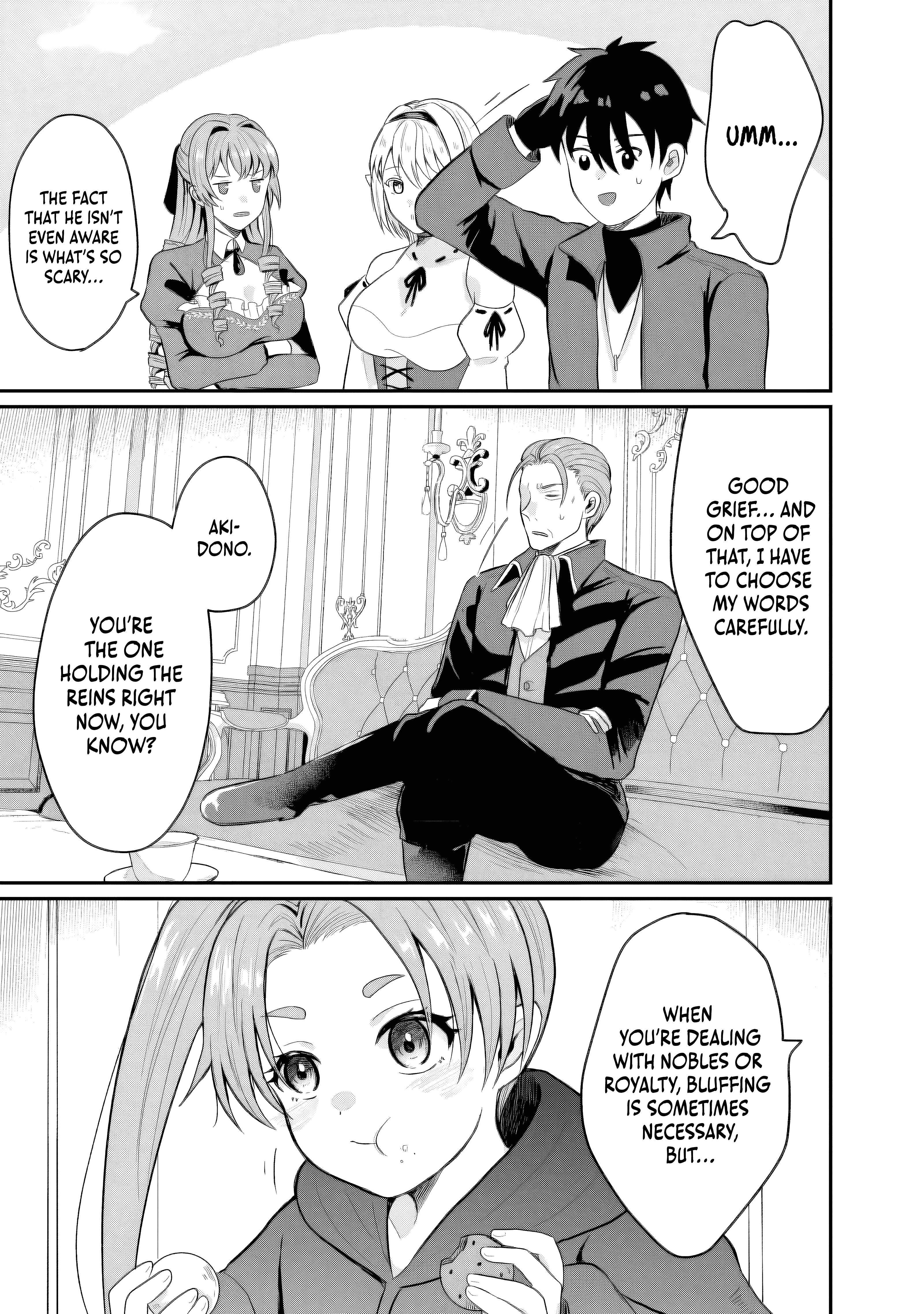 "Sono Hen no Kusa demo Kuttoke" to Tsuihou Sareta Munou Skill [Shokubutsugui] Mochi Tenseisha, Elf no Sato de Maboroshi no Shokubutsu o Tabete Musou Suru Chapter 17 page 6 - 