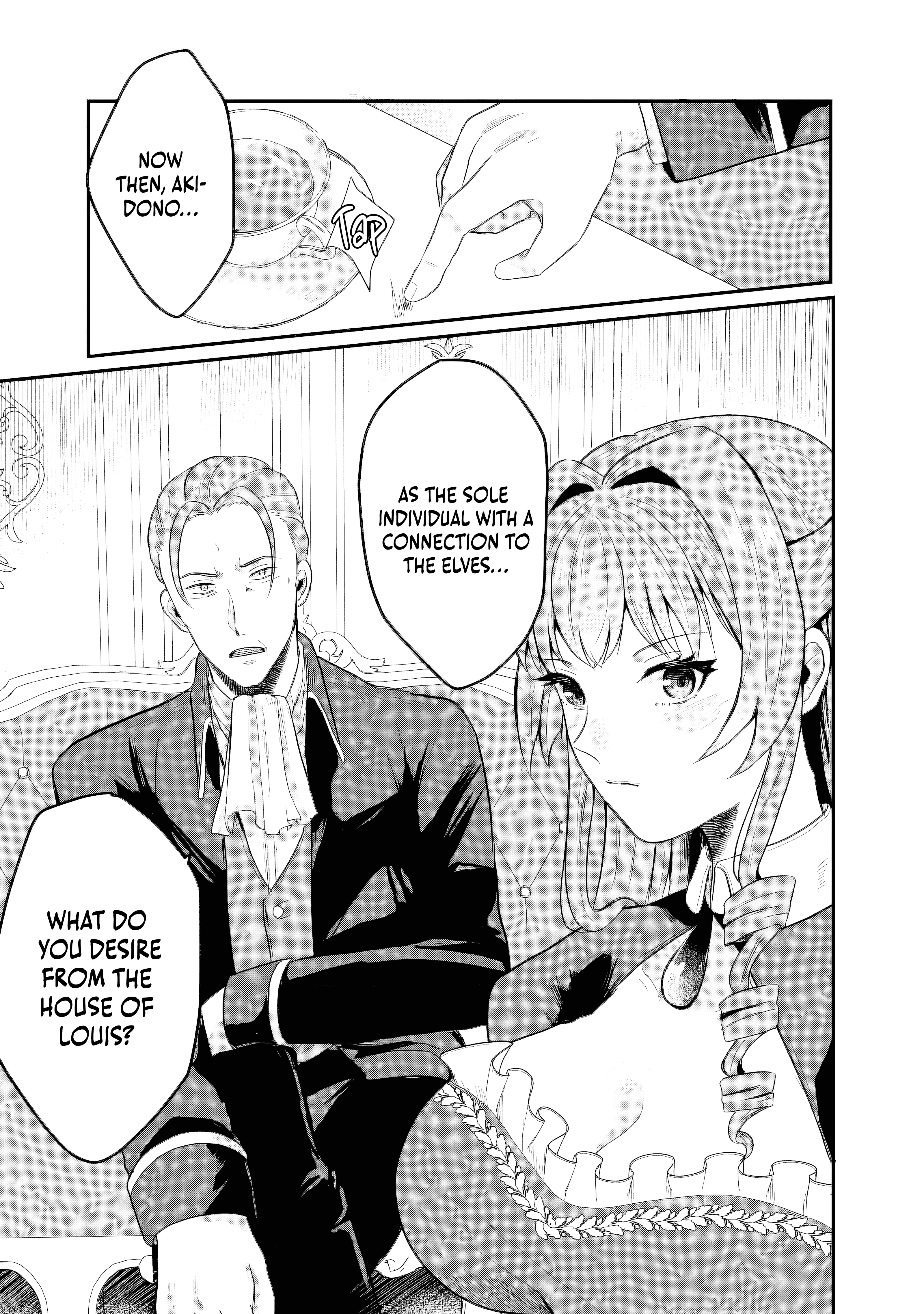 "Sono Hen no Kusa demo Kuttoke" to Tsuihou Sareta Munou Skill [Shokubutsugui] Mochi Tenseisha, Elf no Sato de Maboroshi no Shokubutsu o Tabete Musou Suru Chapter 17 page 8 - 