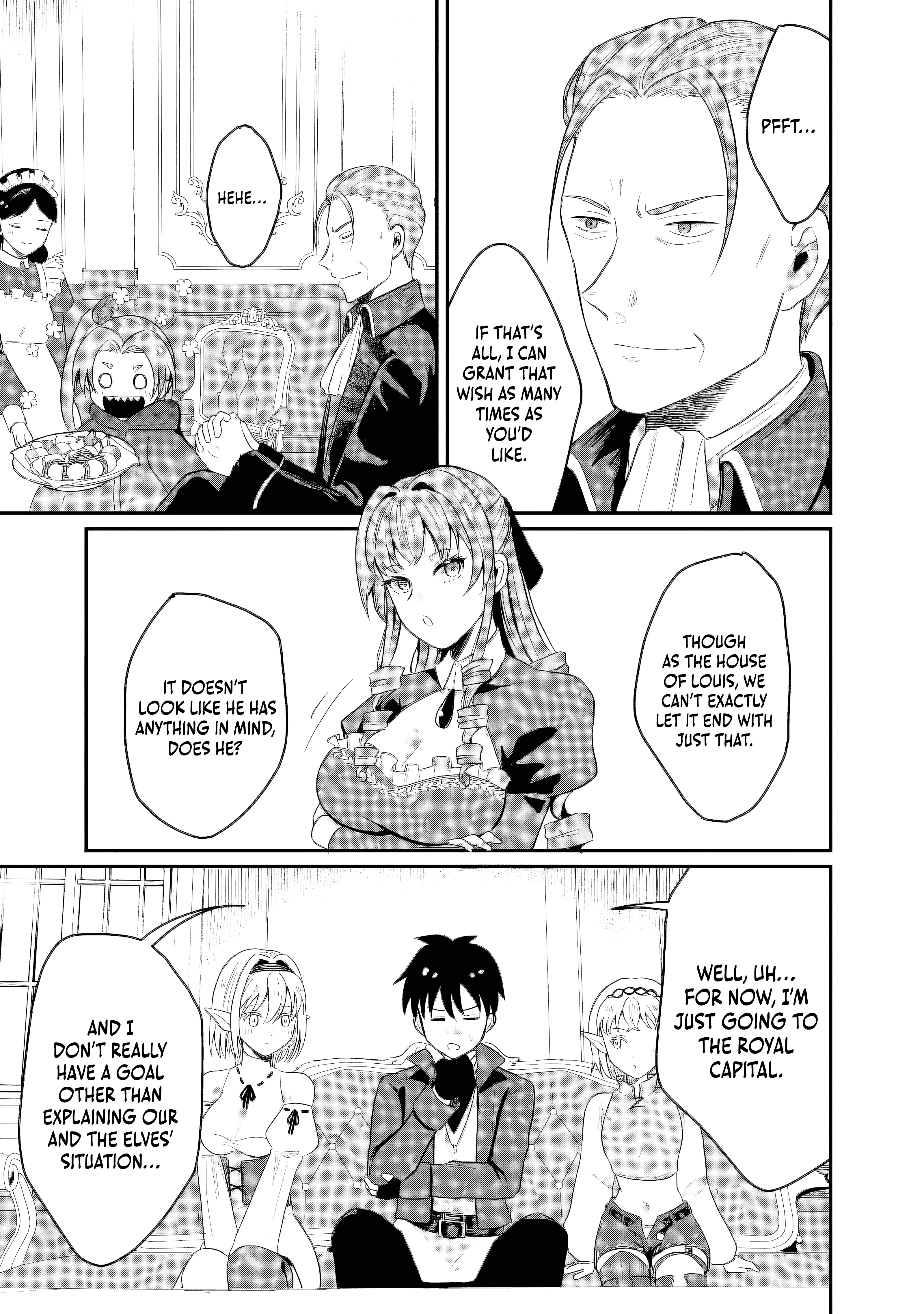 "Sono Hen no Kusa demo Kuttoke" to Tsuihou Sareta Munou Skill [Shokubutsugui] Mochi Tenseisha, Elf no Sato de Maboroshi no Shokubutsu o Tabete Musou Suru Chapter 17 page 10 - 