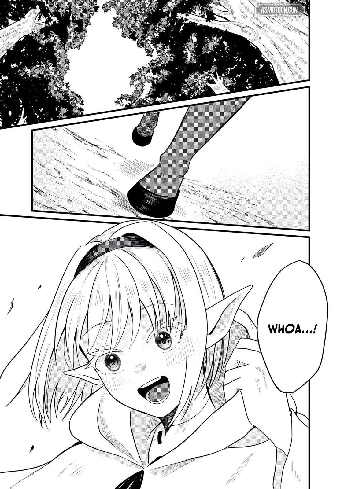 "Sono Hen no Kusa demo Kuttoke" to Tsuihou Sareta Munou Skill [Shokubutsugui] Mochi Tenseisha, Elf no Sato de Maboroshi no Shokubutsu o Tabete Musou Suru Chapter 19 page 14 - 