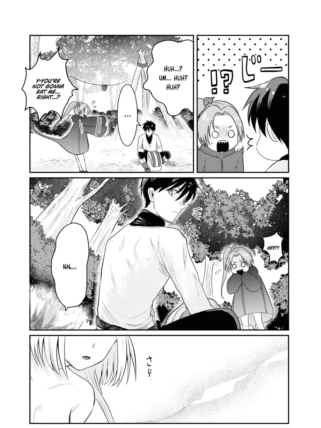 "Sono Hen no Kusa demo Kuttoke" to Tsuihou Sareta Munou Skill [Shokubutsugui] Mochi Tenseisha, Elf no Sato de Maboroshi no Shokubutsu o Tabete Musou Suru Chapter 2 page 14 - 
