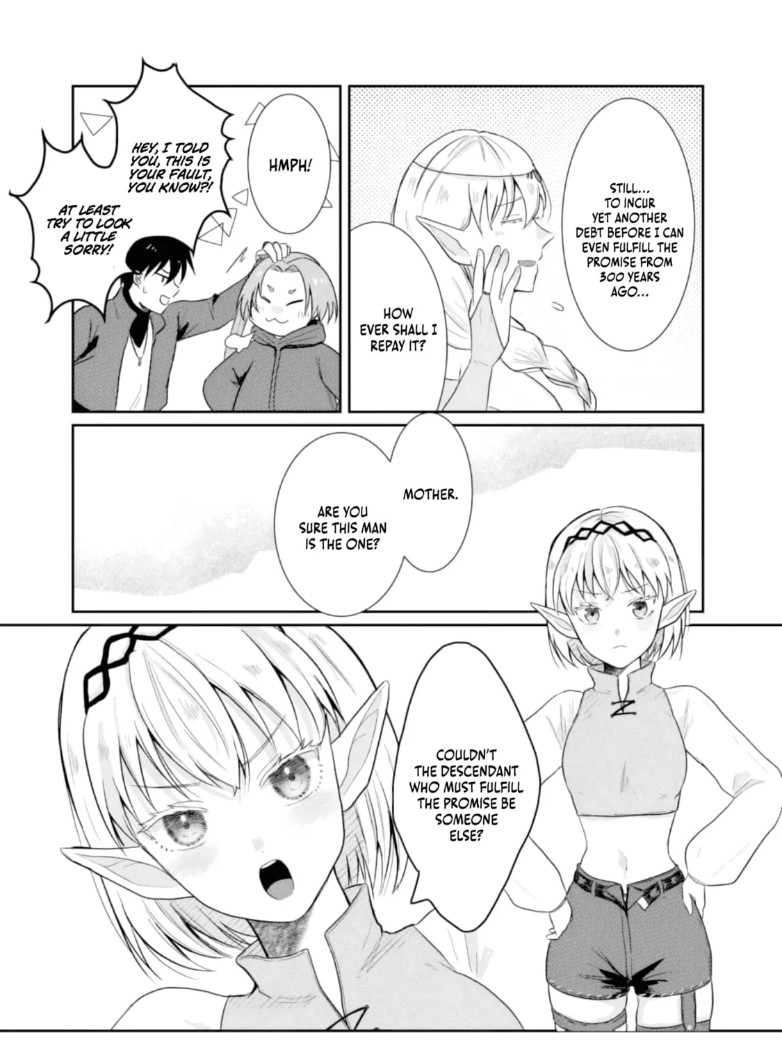 "Sono Hen no Kusa demo Kuttoke" to Tsuihou Sareta Munou Skill [Shokubutsugui] Mochi Tenseisha, Elf no Sato de Maboroshi no Shokubutsu o Tabete Musou Suru Chapter 2 page 38 - 