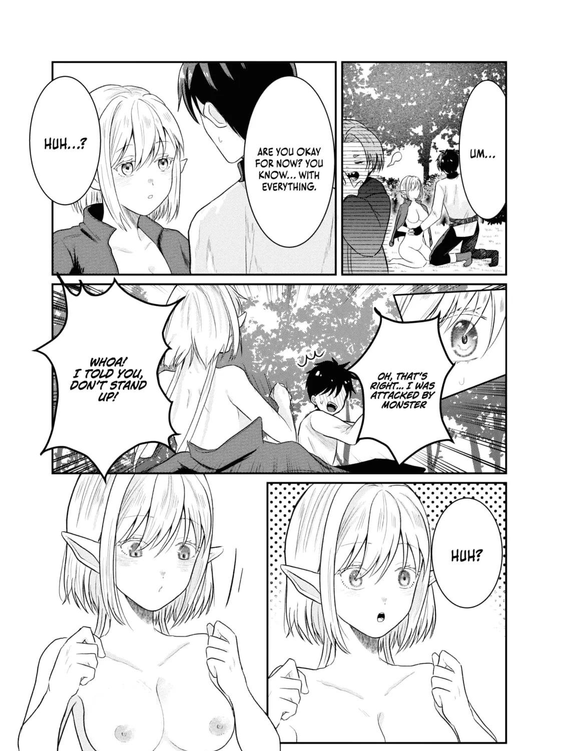 "Sono Hen no Kusa demo Kuttoke" to Tsuihou Sareta Munou Skill [Shokubutsugui] Mochi Tenseisha, Elf no Sato de Maboroshi no Shokubutsu o Tabete Musou Suru Chapter 2 page 6 - 