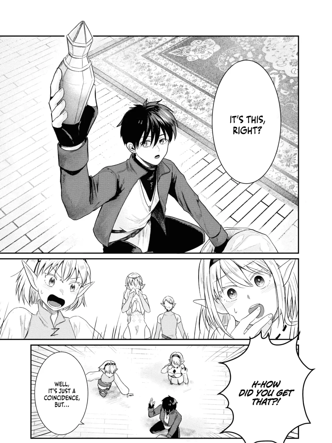 "Sono Hen no Kusa demo Kuttoke" to Tsuihou Sareta Munou Skill [Shokubutsugui] Mochi Tenseisha, Elf no Sato de Maboroshi no Shokubutsu o Tabete Musou Suru Chapter 2 page 62 - 