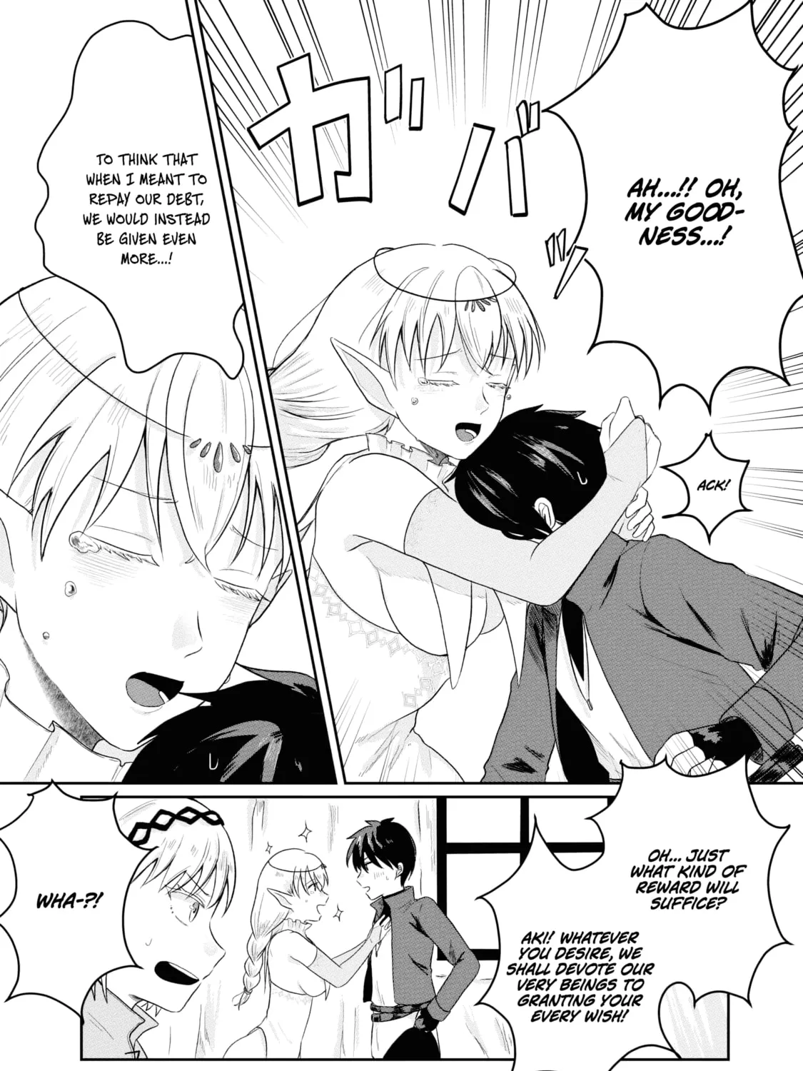 "Sono Hen no Kusa demo Kuttoke" to Tsuihou Sareta Munou Skill [Shokubutsugui] Mochi Tenseisha, Elf no Sato de Maboroshi no Shokubutsu o Tabete Musou Suru Chapter 2 page 68 - 