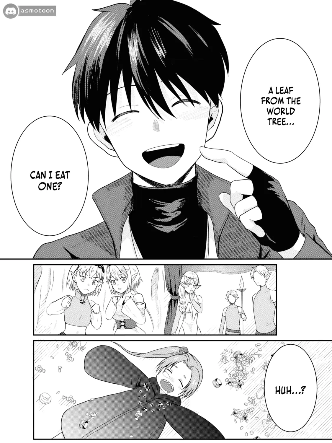 "Sono Hen no Kusa demo Kuttoke" to Tsuihou Sareta Munou Skill [Shokubutsugui] Mochi Tenseisha, Elf no Sato de Maboroshi no Shokubutsu o Tabete Musou Suru Chapter 2 page 72 - 