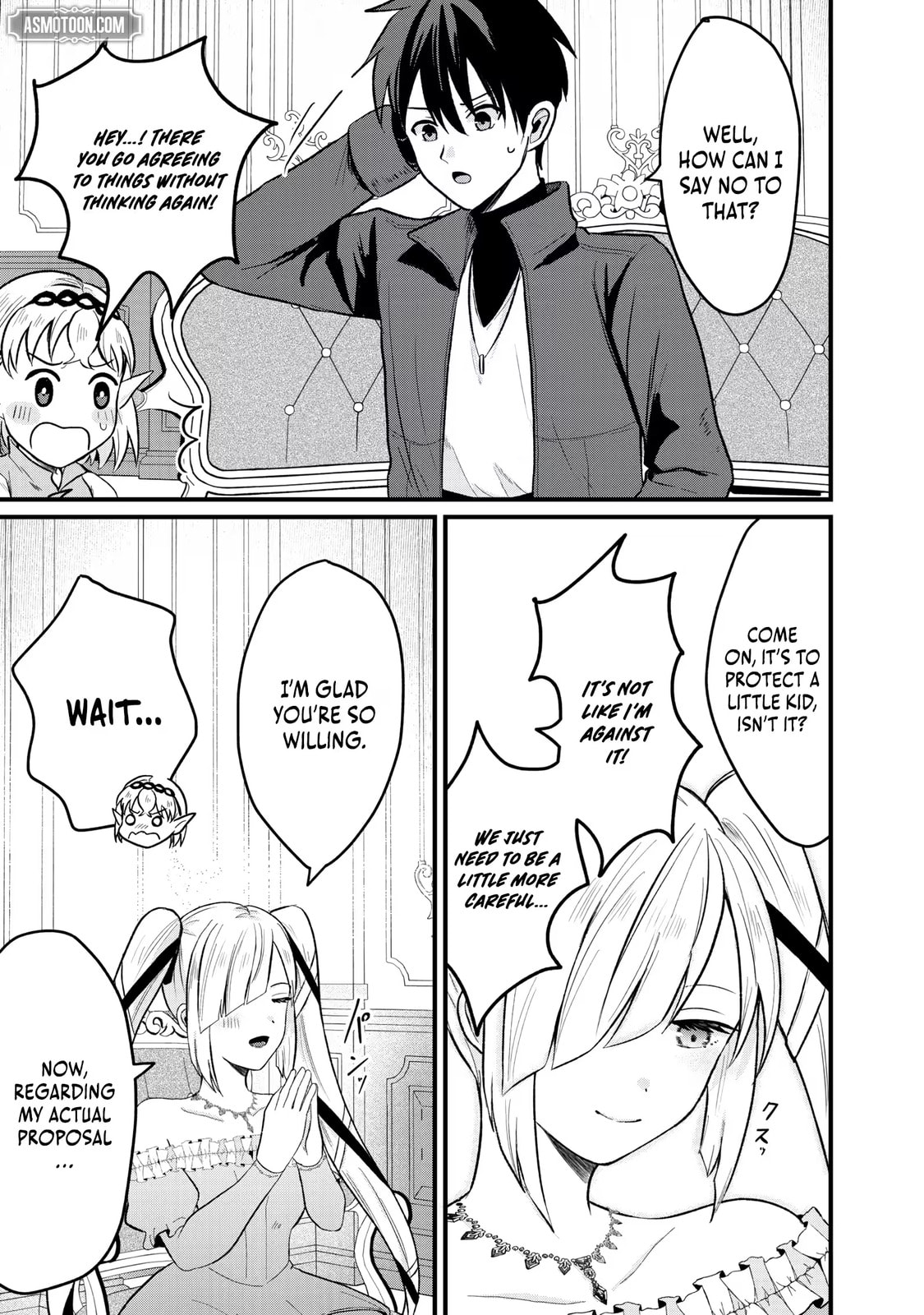 "Sono Hen no Kusa demo Kuttoke" to Tsuihou Sareta Munou Skill [Shokubutsugui] Mochi Tenseisha, Elf no Sato de Maboroshi no Shokubutsu o Tabete Musou Suru Chapter 21 page 14 - 