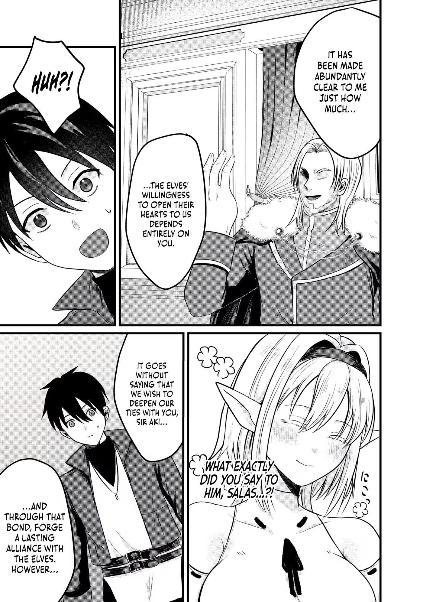 "Sono Hen no Kusa demo Kuttoke" to Tsuihou Sareta Munou Skill [Shokubutsugui] Mochi Tenseisha, Elf no Sato de Maboroshi no Shokubutsu o Tabete Musou Suru Chapter 22 page 17 - 