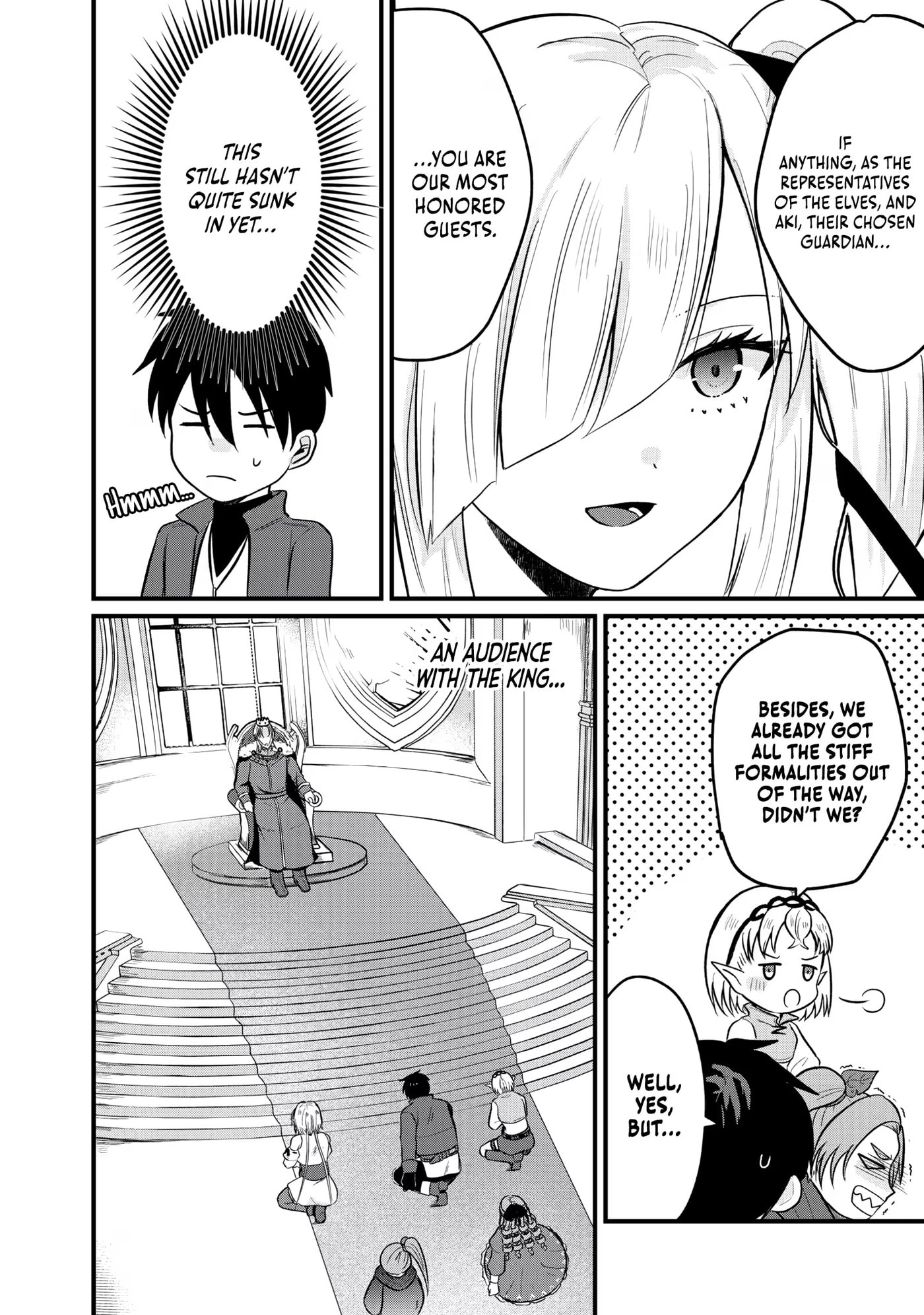 "Sono Hen no Kusa demo Kuttoke" to Tsuihou Sareta Munou Skill [Shokubutsugui] Mochi Tenseisha, Elf no Sato de Maboroshi no Shokubutsu o Tabete Musou Suru Chapter 22 page 8 - 