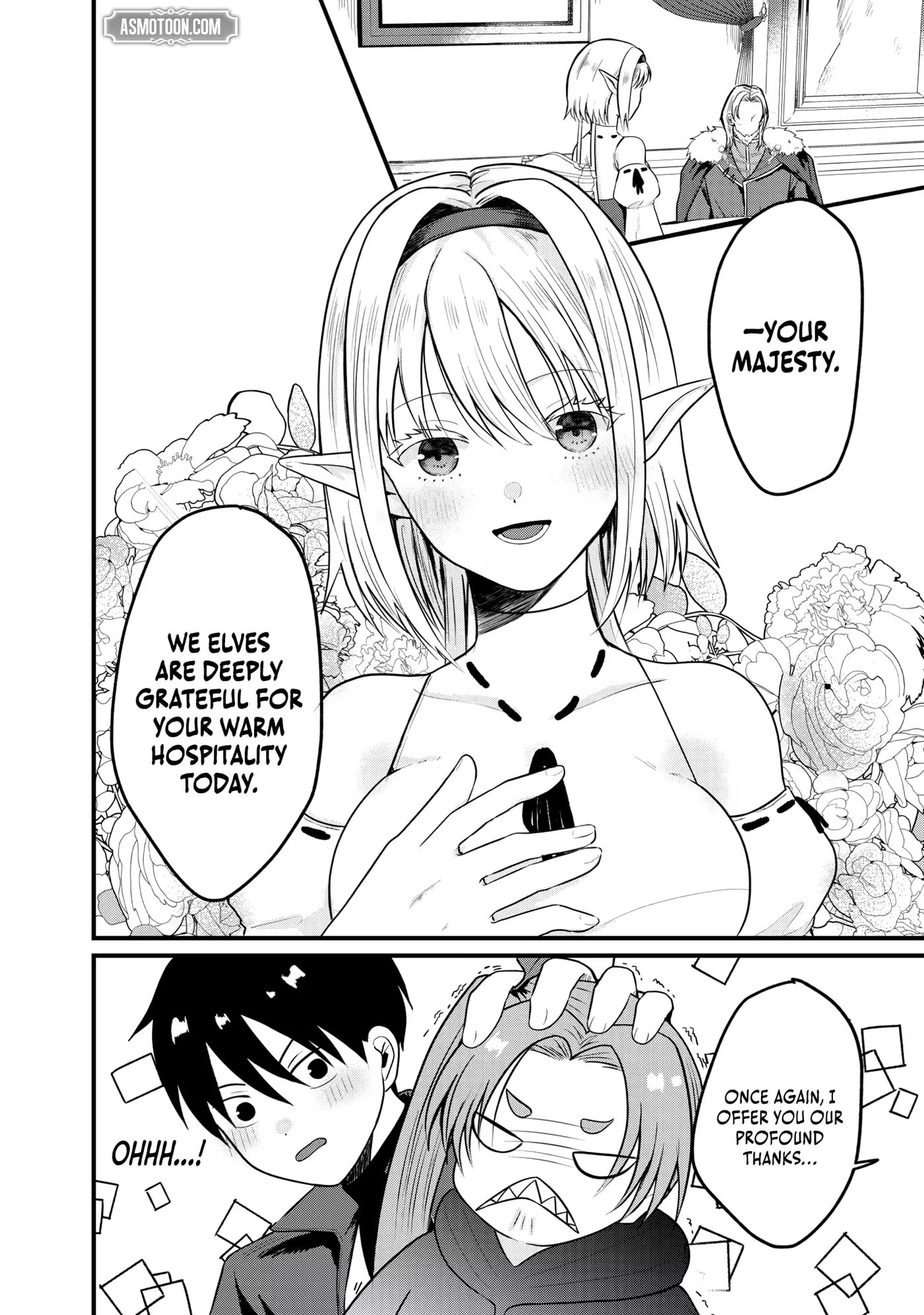 "Sono Hen no Kusa demo Kuttoke" to Tsuihou Sareta Munou Skill [Shokubutsugui] Mochi Tenseisha, Elf no Sato de Maboroshi no Shokubutsu o Tabete Musou Suru Chapter 22 page 10 - 