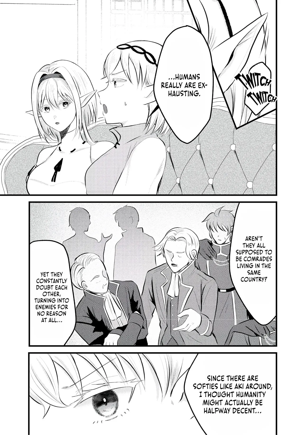 "Sono Hen no Kusa demo Kuttoke" to Tsuihou Sareta Munou Skill [Shokubutsugui] Mochi Tenseisha, Elf no Sato de Maboroshi no Shokubutsu o Tabete Musou Suru Chapter 23 page 6 - 