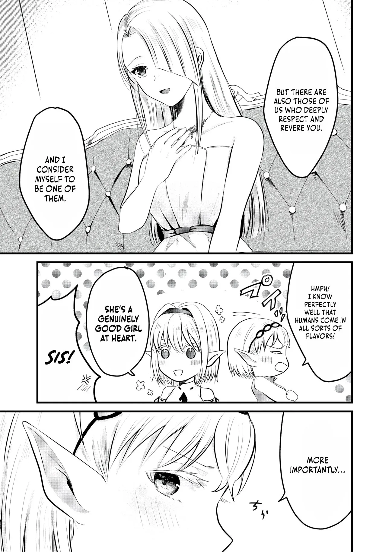 "Sono Hen no Kusa demo Kuttoke" to Tsuihou Sareta Munou Skill [Shokubutsugui] Mochi Tenseisha, Elf no Sato de Maboroshi no Shokubutsu o Tabete Musou Suru Chapter 23 page 8 - 