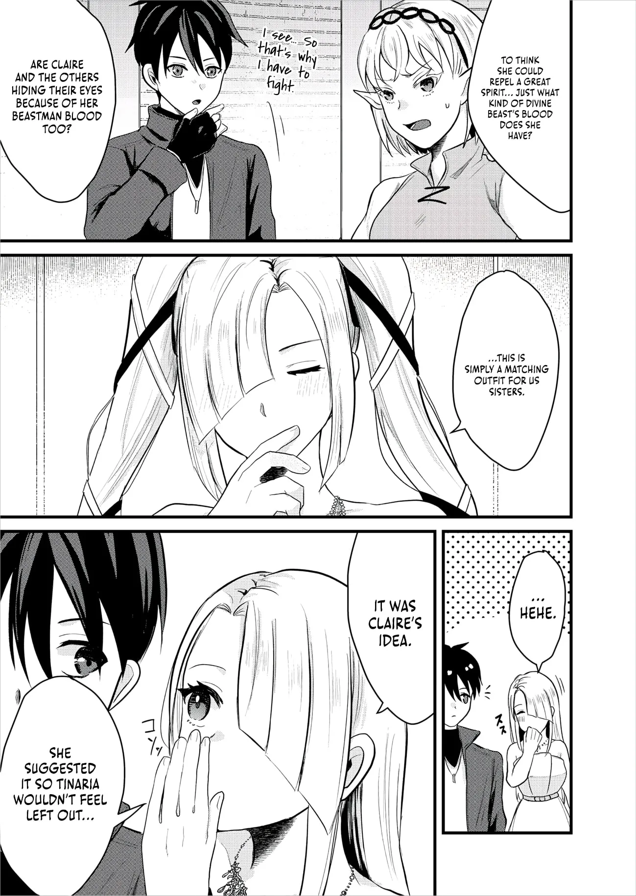 "Sono Hen no Kusa demo Kuttoke" to Tsuihou Sareta Munou Skill [Shokubutsugui] Mochi Tenseisha, Elf no Sato de Maboroshi no Shokubutsu o Tabete Musou Suru Chapter 26 page 11 - 