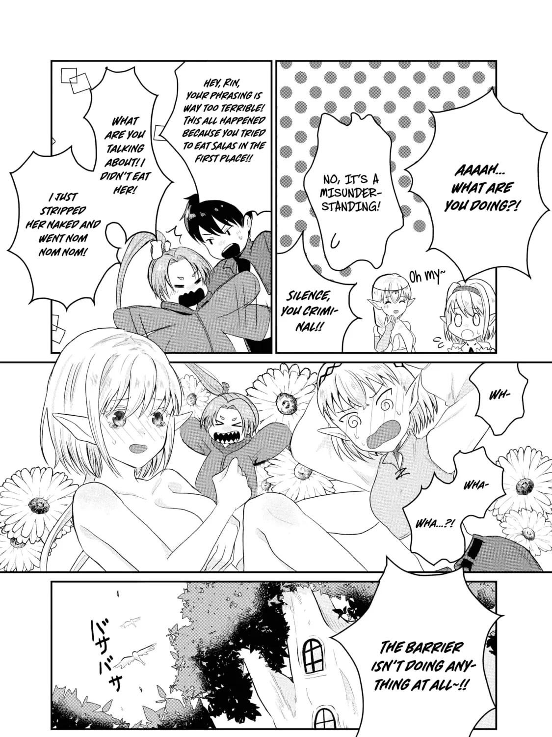 "Sono Hen no Kusa demo Kuttoke" to Tsuihou Sareta Munou Skill [Shokubutsugui] Mochi Tenseisha, Elf no Sato de Maboroshi no Shokubutsu o Tabete Musou Suru Chapter 3 page 26 - 