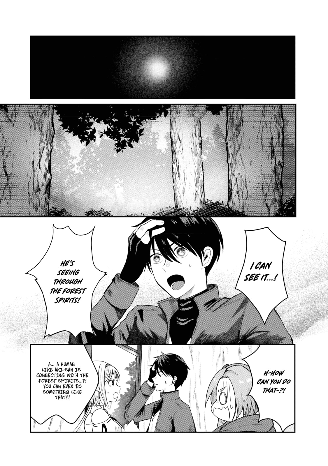 "Sono Hen no Kusa demo Kuttoke" to Tsuihou Sareta Munou Skill [Shokubutsugui] Mochi Tenseisha, Elf no Sato de Maboroshi no Shokubutsu o Tabete Musou Suru Chapter 4 page 5 - 