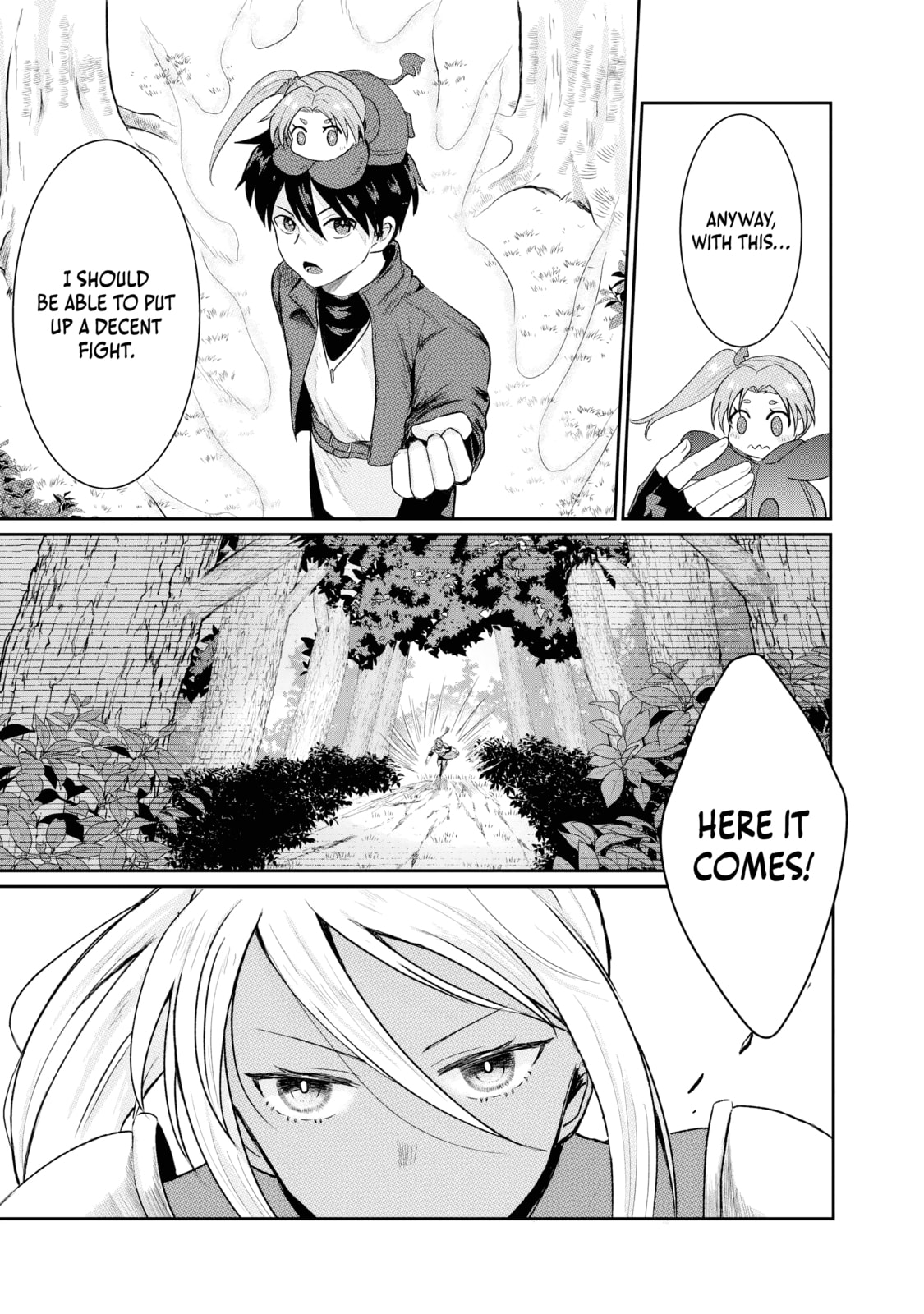 "Sono Hen no Kusa demo Kuttoke" to Tsuihou Sareta Munou Skill [Shokubutsugui] Mochi Tenseisha, Elf no Sato de Maboroshi no Shokubutsu o Tabete Musou Suru Chapter 5 page 16 - 