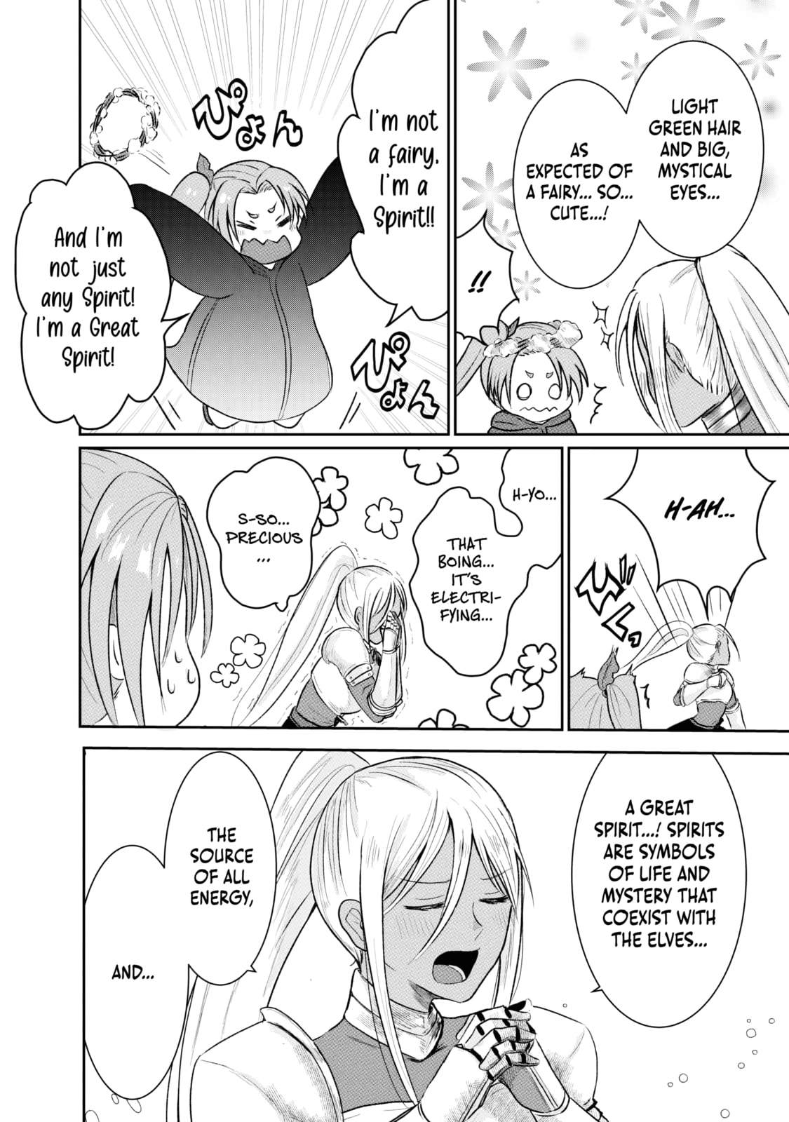 "Sono Hen no Kusa demo Kuttoke" to Tsuihou Sareta Munou Skill [Shokubutsugui] Mochi Tenseisha, Elf no Sato de Maboroshi no Shokubutsu o Tabete Musou Suru Chapter 6 page 12 - 