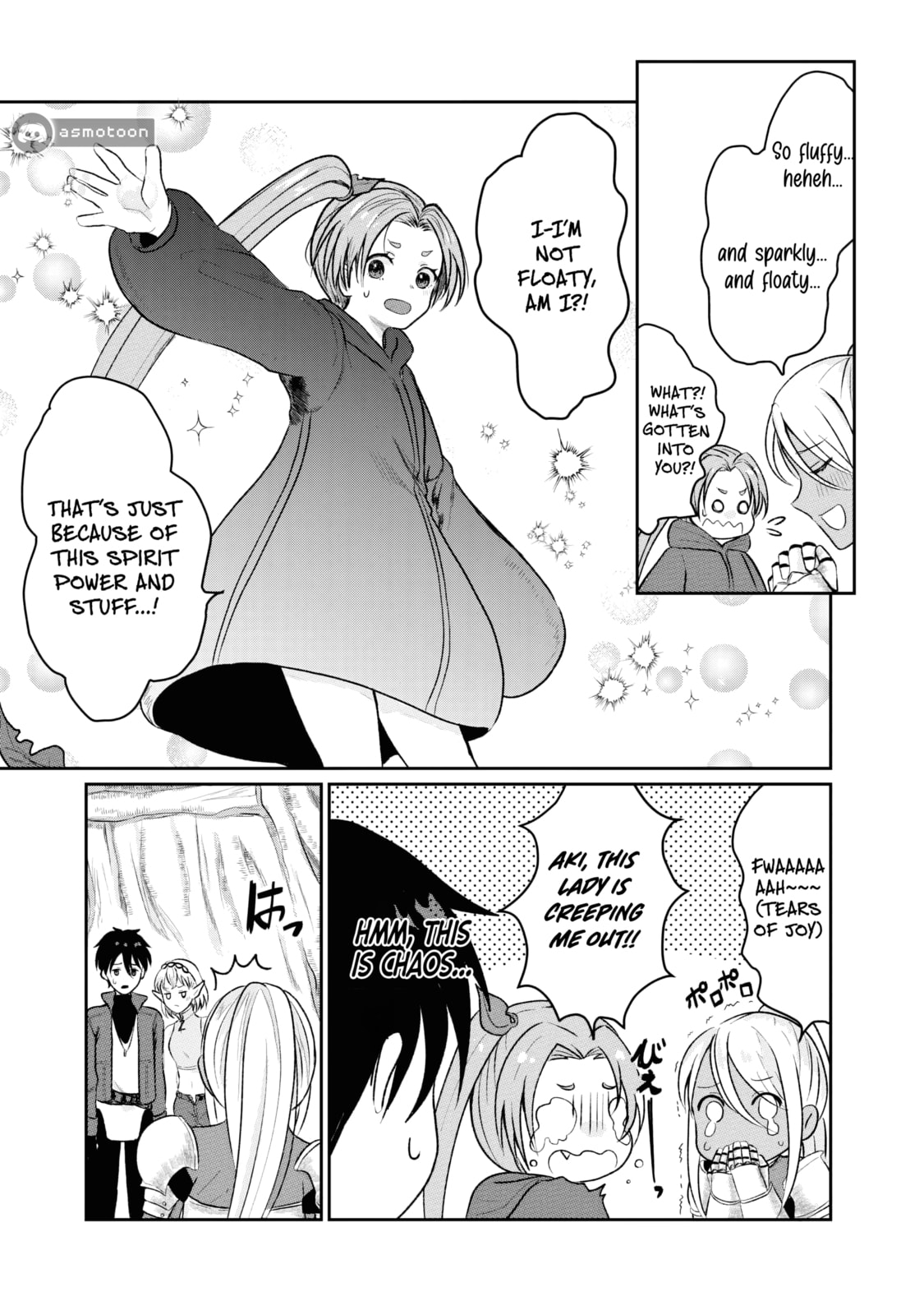 "Sono Hen no Kusa demo Kuttoke" to Tsuihou Sareta Munou Skill [Shokubutsugui] Mochi Tenseisha, Elf no Sato de Maboroshi no Shokubutsu o Tabete Musou Suru Chapter 6 page 13 - 
