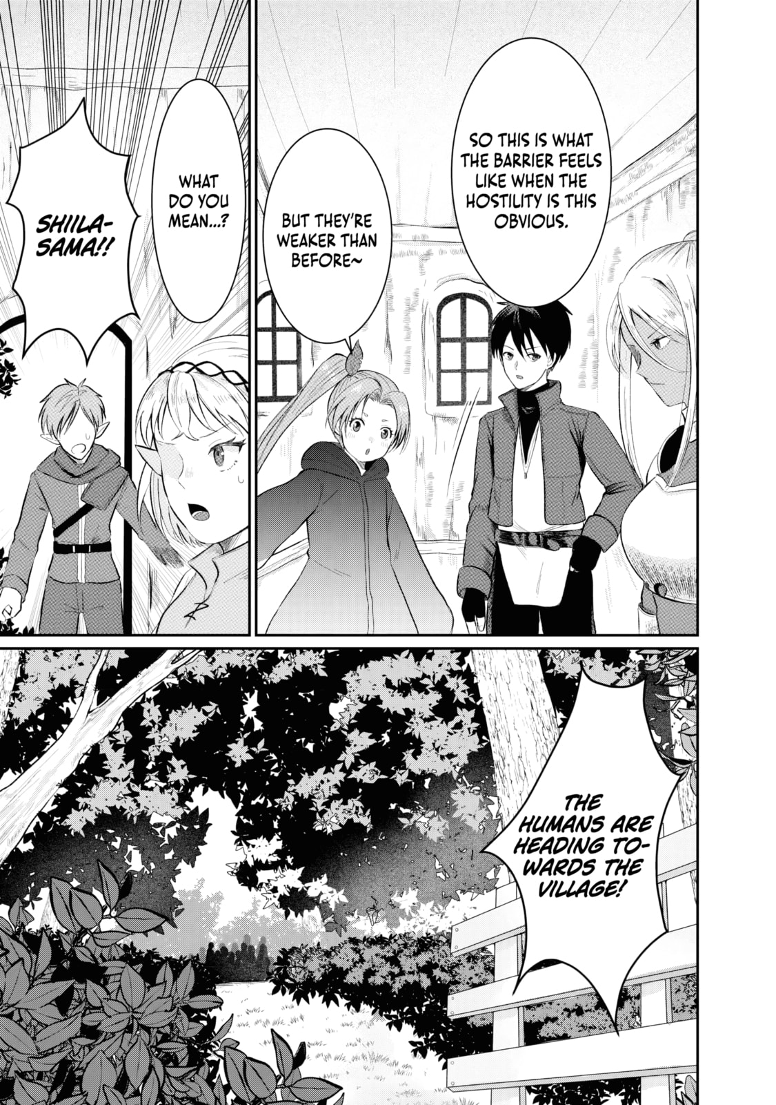 "Sono Hen no Kusa demo Kuttoke" to Tsuihou Sareta Munou Skill [Shokubutsugui] Mochi Tenseisha, Elf no Sato de Maboroshi no Shokubutsu o Tabete Musou Suru Chapter 7 page 14 - 