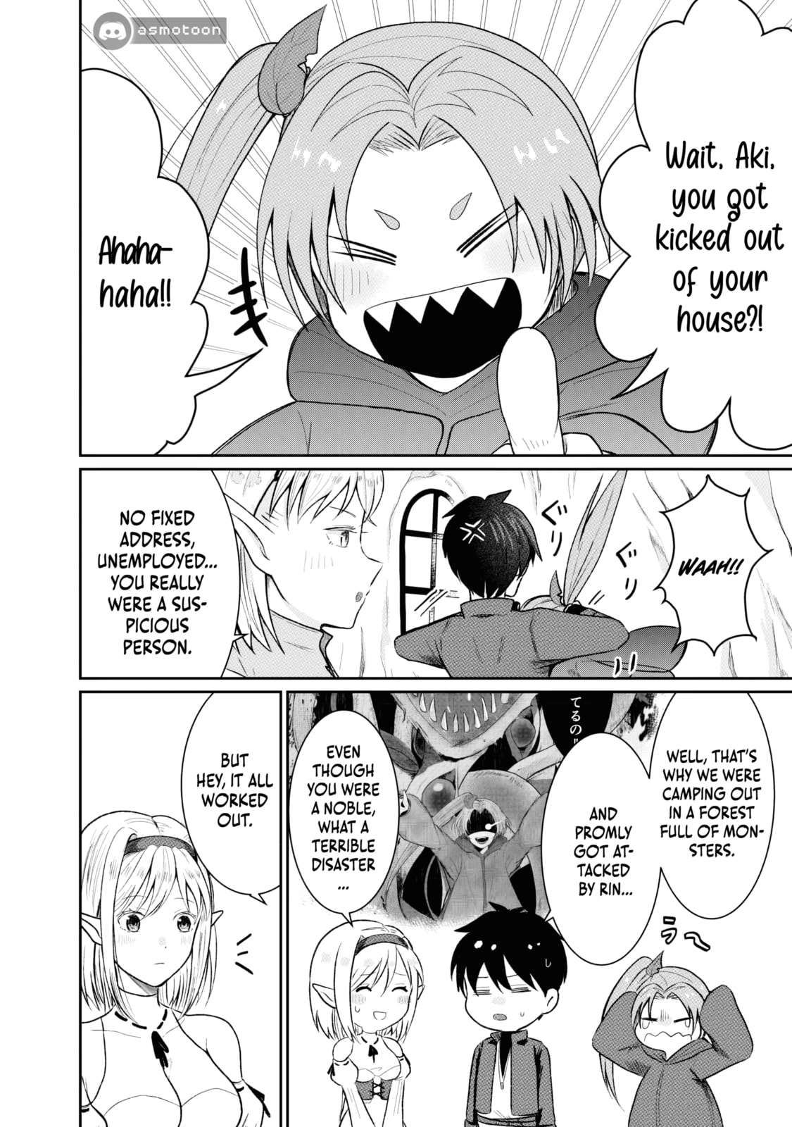 "Sono Hen no Kusa demo Kuttoke" to Tsuihou Sareta Munou Skill [Shokubutsugui] Mochi Tenseisha, Elf no Sato de Maboroshi no Shokubutsu o Tabete Musou Suru Chapter 7 page 3 - 