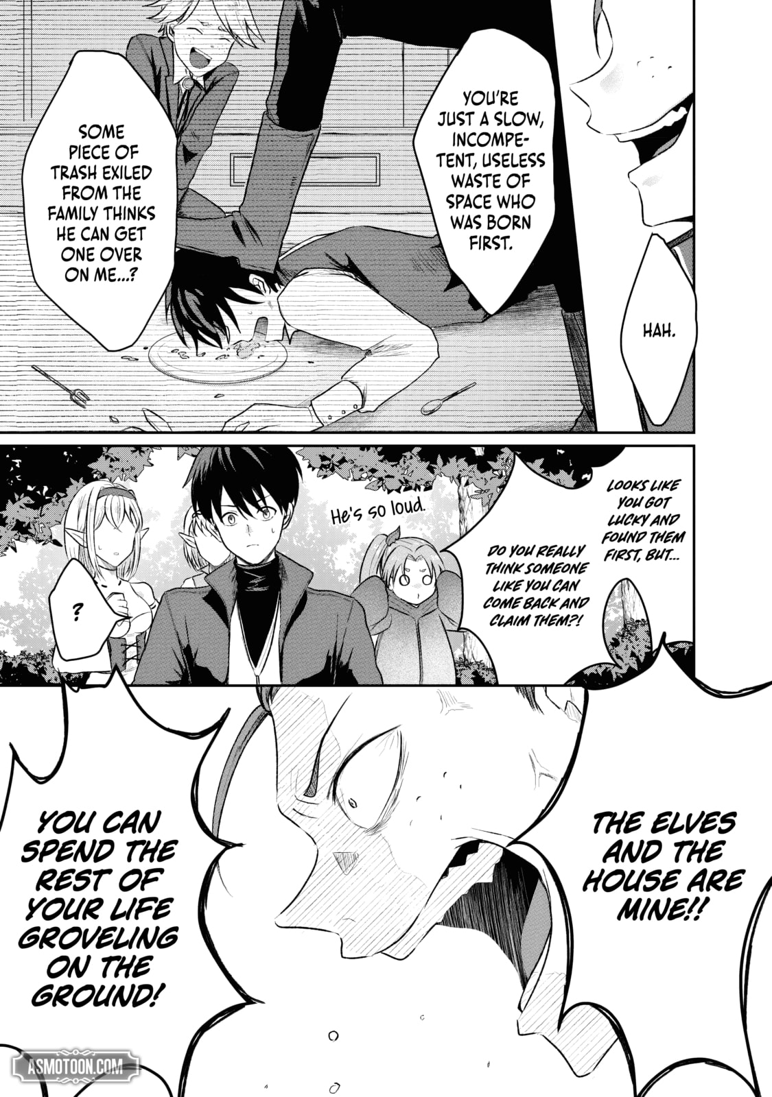 "Sono Hen no Kusa demo Kuttoke" to Tsuihou Sareta Munou Skill [Shokubutsugui] Mochi Tenseisha, Elf no Sato de Maboroshi no Shokubutsu o Tabete Musou Suru Chapter 8 page 11 - 