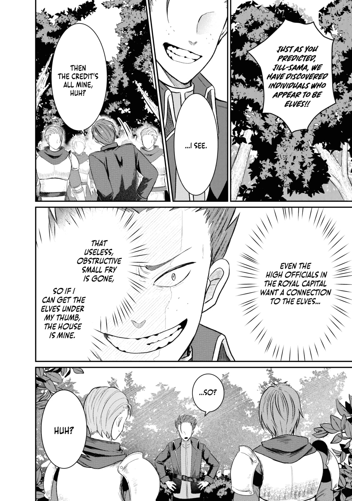 "Sono Hen no Kusa demo Kuttoke" to Tsuihou Sareta Munou Skill [Shokubutsugui] Mochi Tenseisha, Elf no Sato de Maboroshi no Shokubutsu o Tabete Musou Suru Chapter 8 page 6 - 