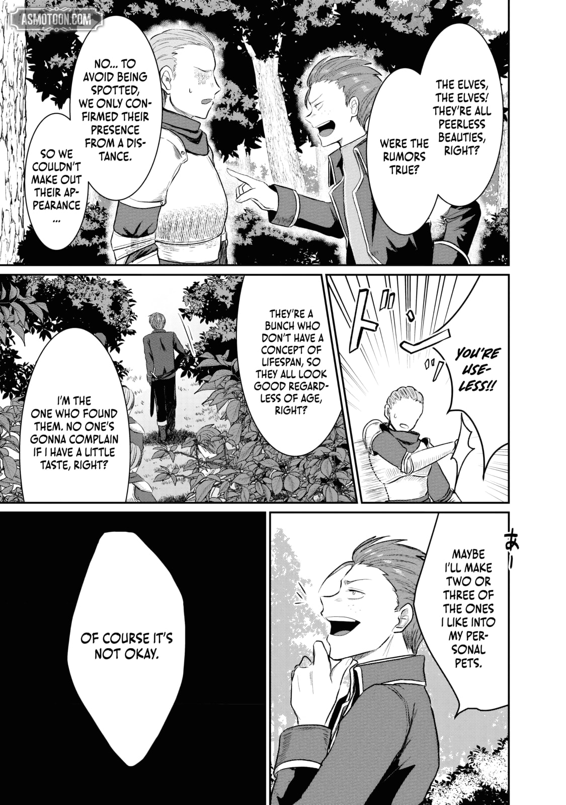 "Sono Hen no Kusa demo Kuttoke" to Tsuihou Sareta Munou Skill [Shokubutsugui] Mochi Tenseisha, Elf no Sato de Maboroshi no Shokubutsu o Tabete Musou Suru Chapter 8 page 7 - 