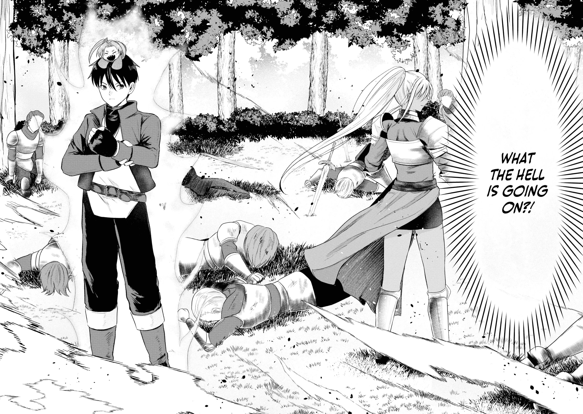 "Sono Hen no Kusa demo Kuttoke" to Tsuihou Sareta Munou Skill [Shokubutsugui] Mochi Tenseisha, Elf no Sato de Maboroshi no Shokubutsu o Tabete Musou Suru Chapter 9 page 3 - 